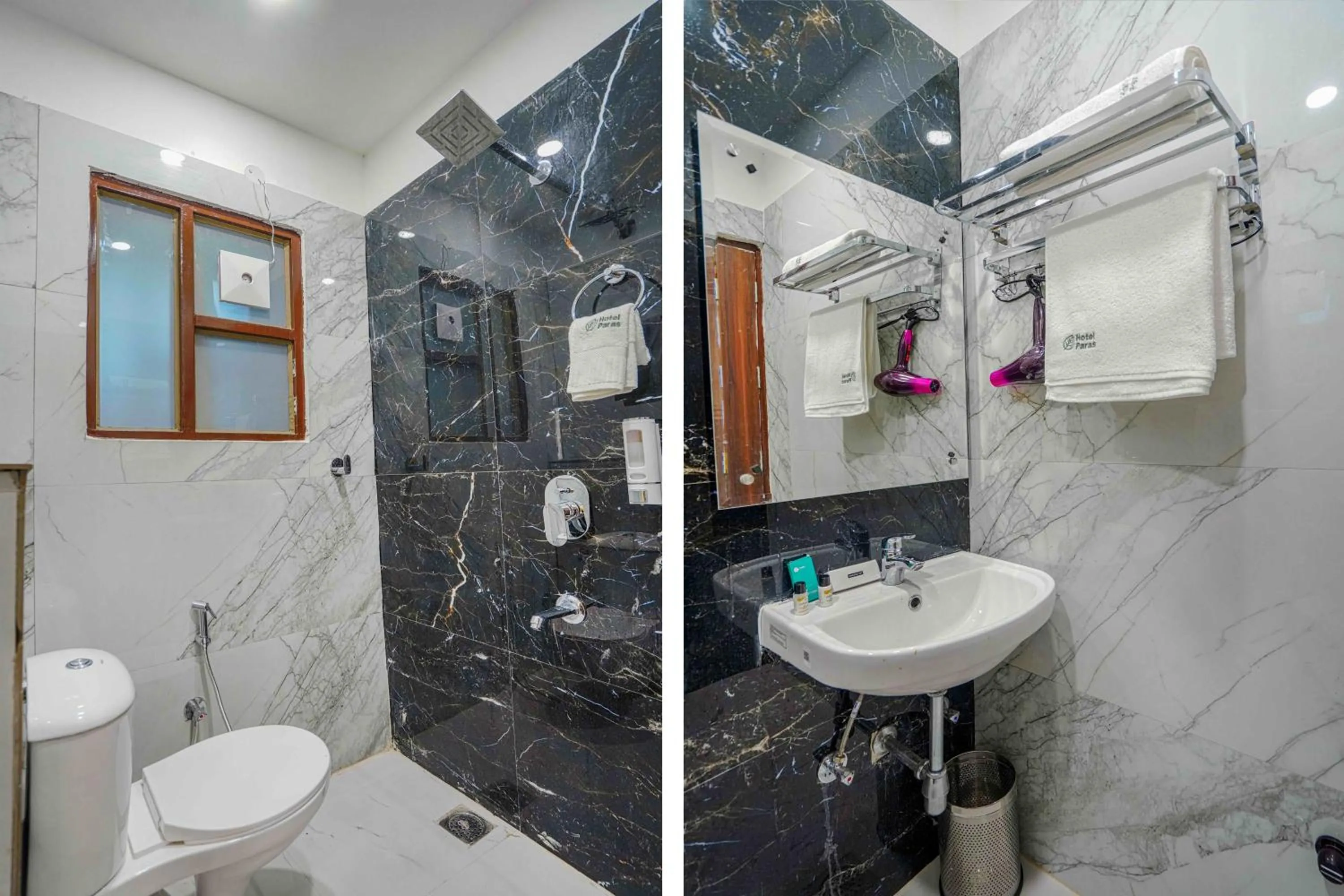 Toilet in Hotel Paras Chandigarh Zirakpur