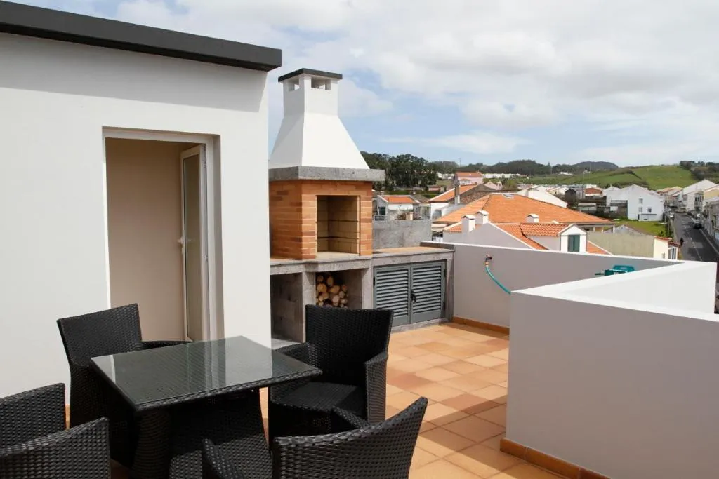 BBQ facilities in Apartamentos 3 Praias