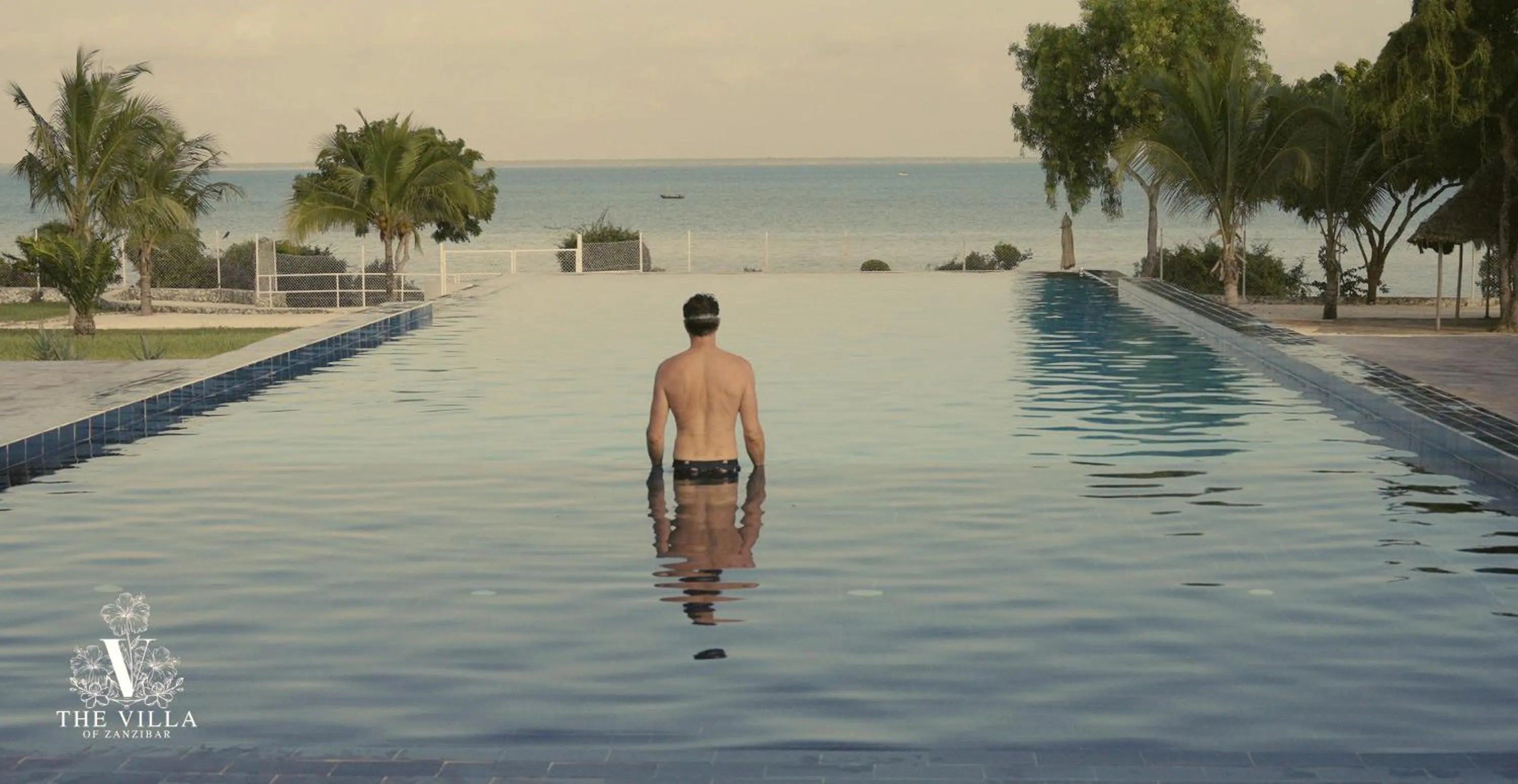 Pool view in The Villa of Zanzibar
