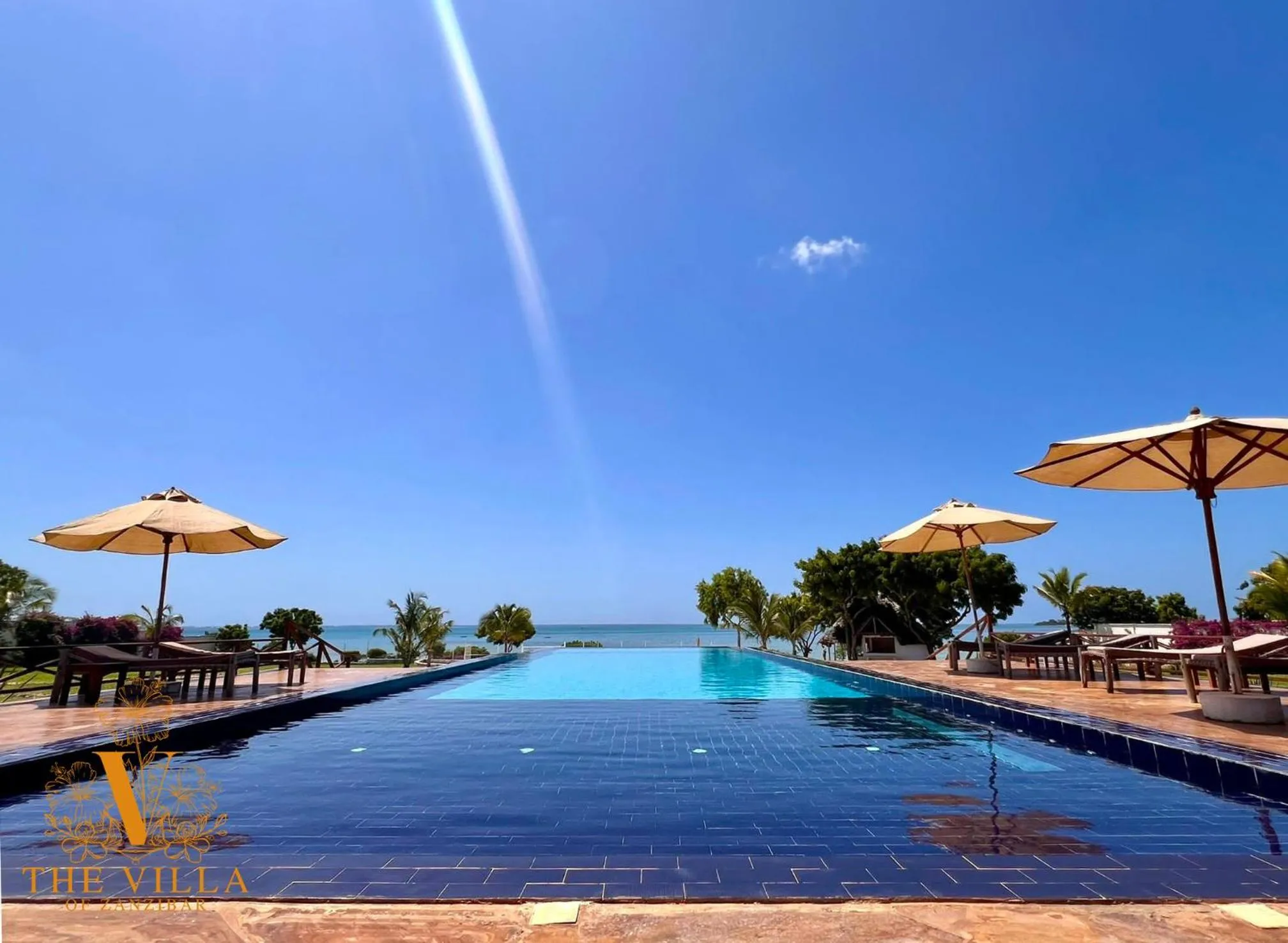 Pool view in The Villa of Zanzibar
