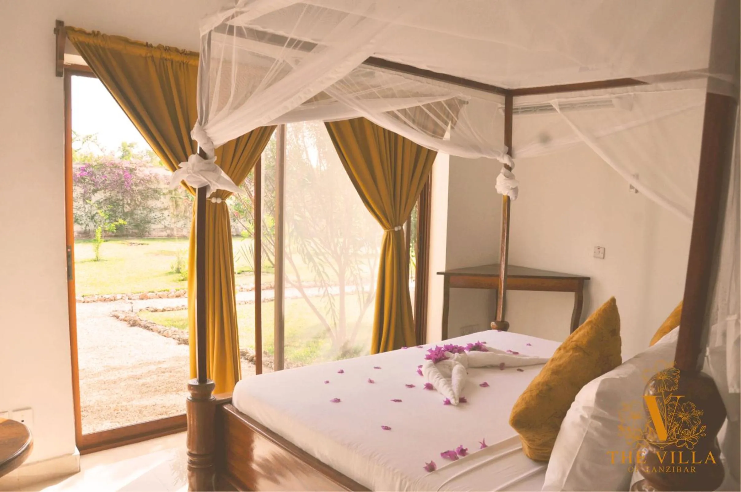 Bed in The Villa of Zanzibar