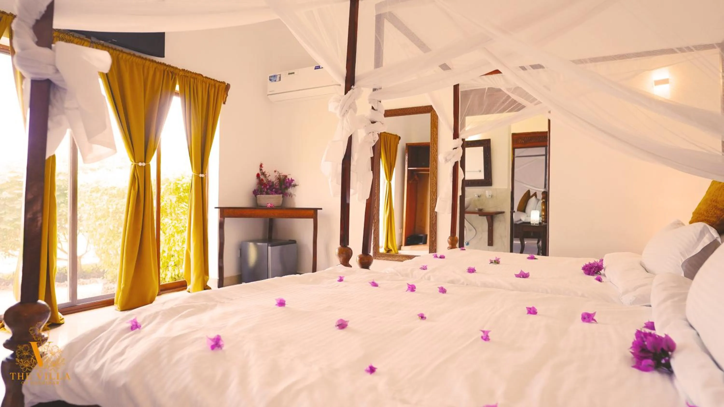 Bed in The Villa of Zanzibar