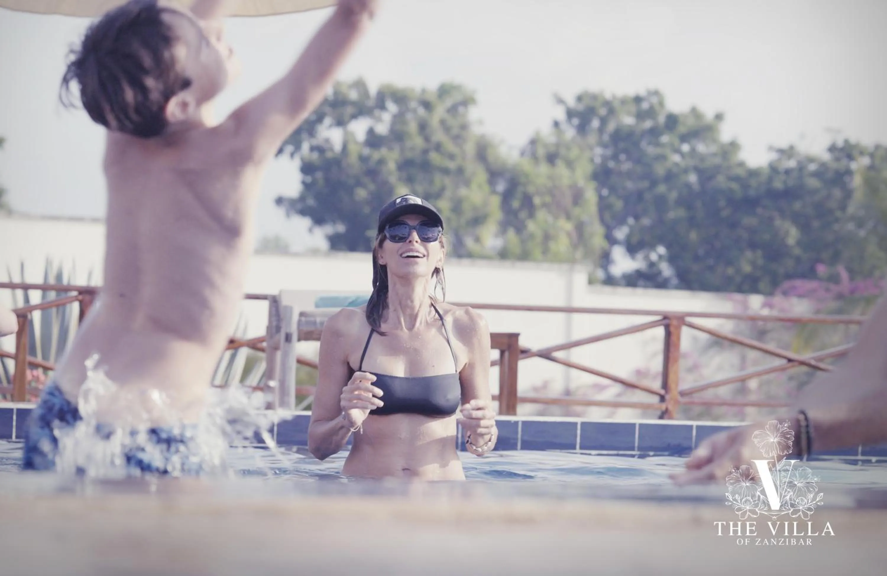 Pool view in The Villa of Zanzibar