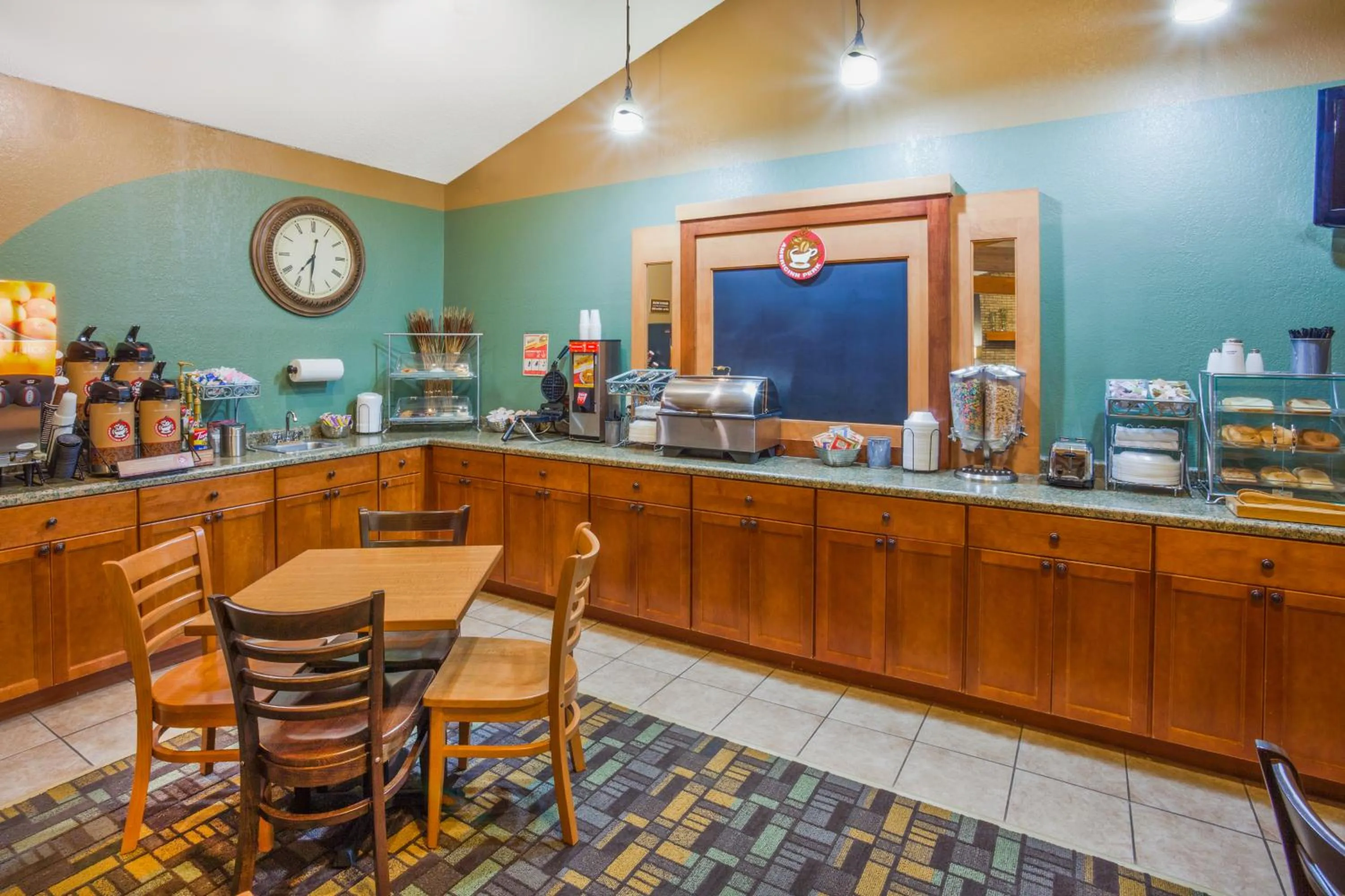American breakfast in AmericInn by Wyndham Rhinelander