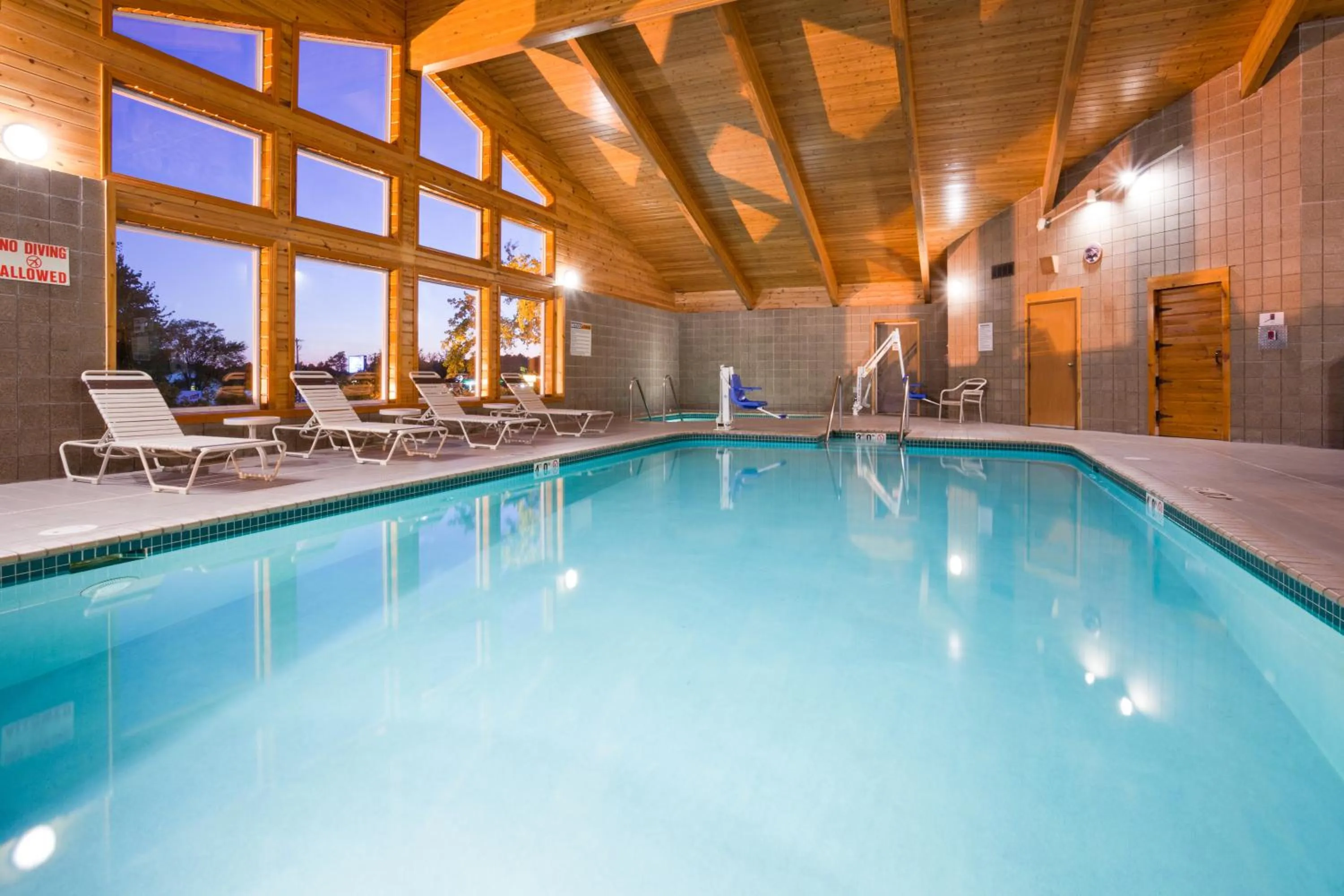 Swimming pool in AmericInn by Wyndham Rhinelander