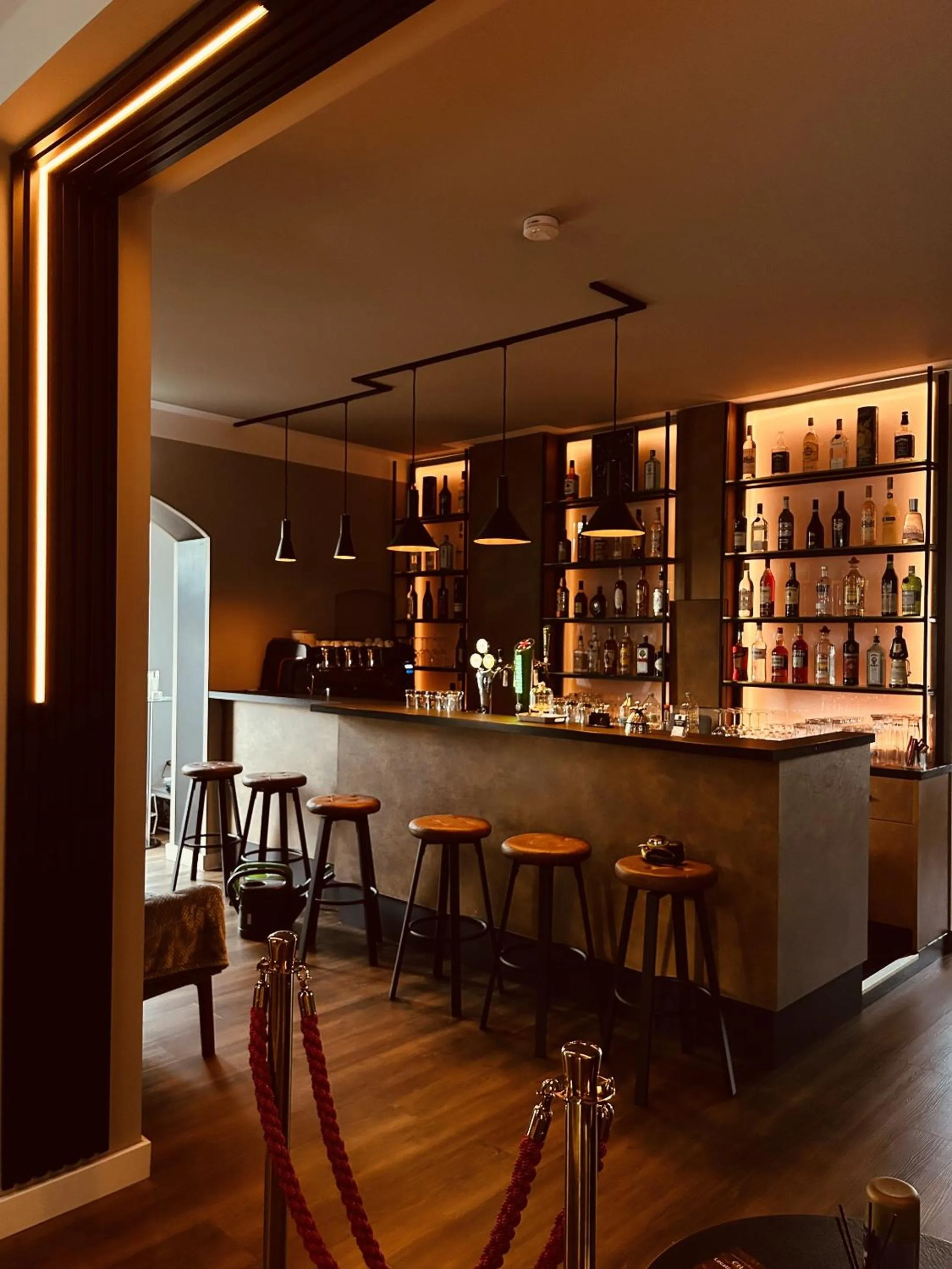 Lounge or bar in Pension und Location Cham