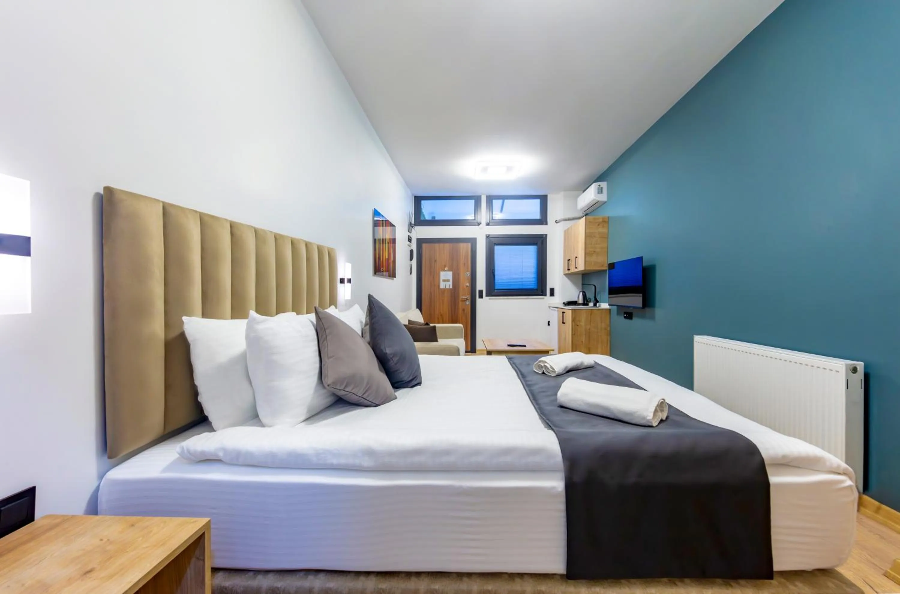 Bed in Mia Mia Suites