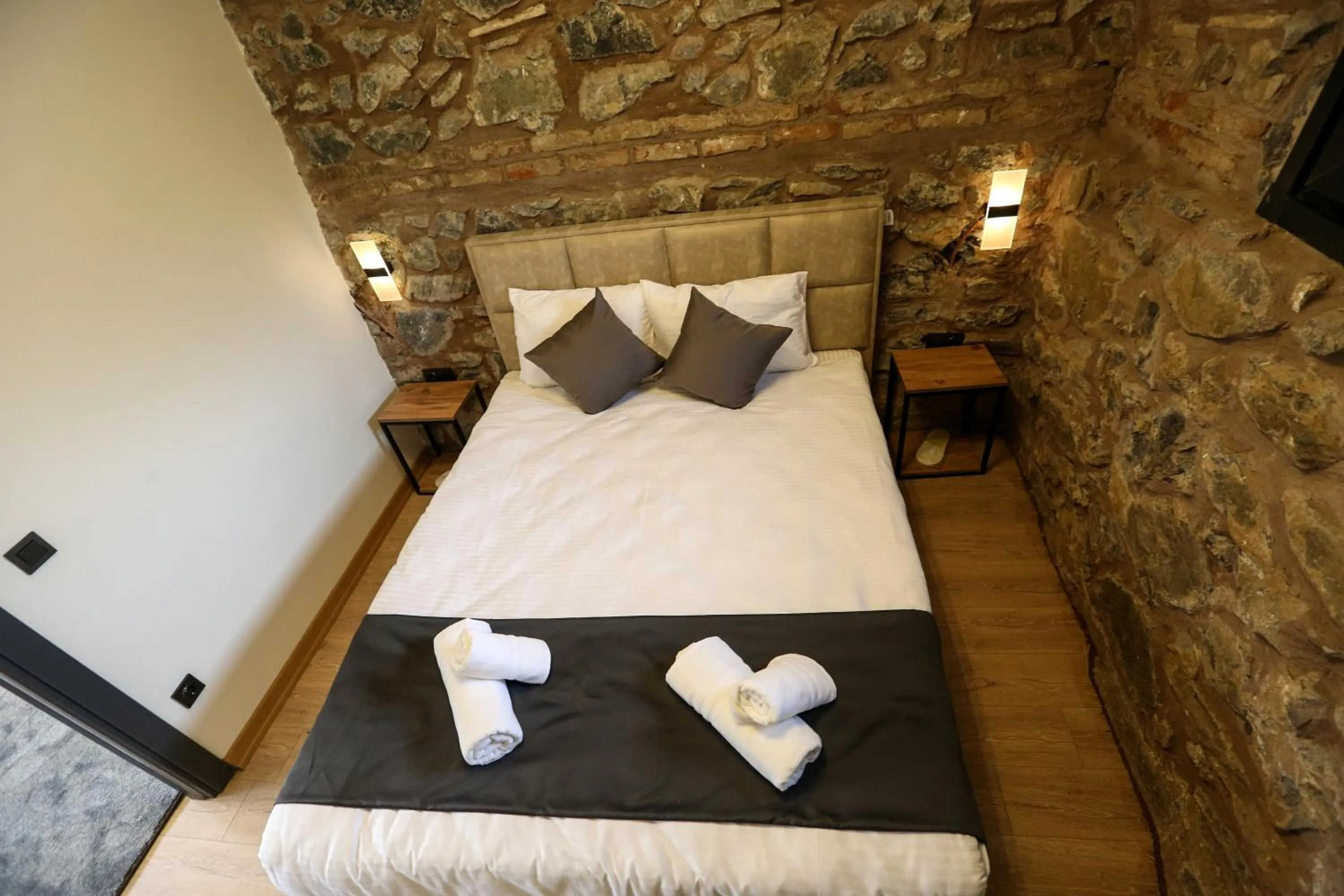 Bedroom, Bed in Mia Mia Suites