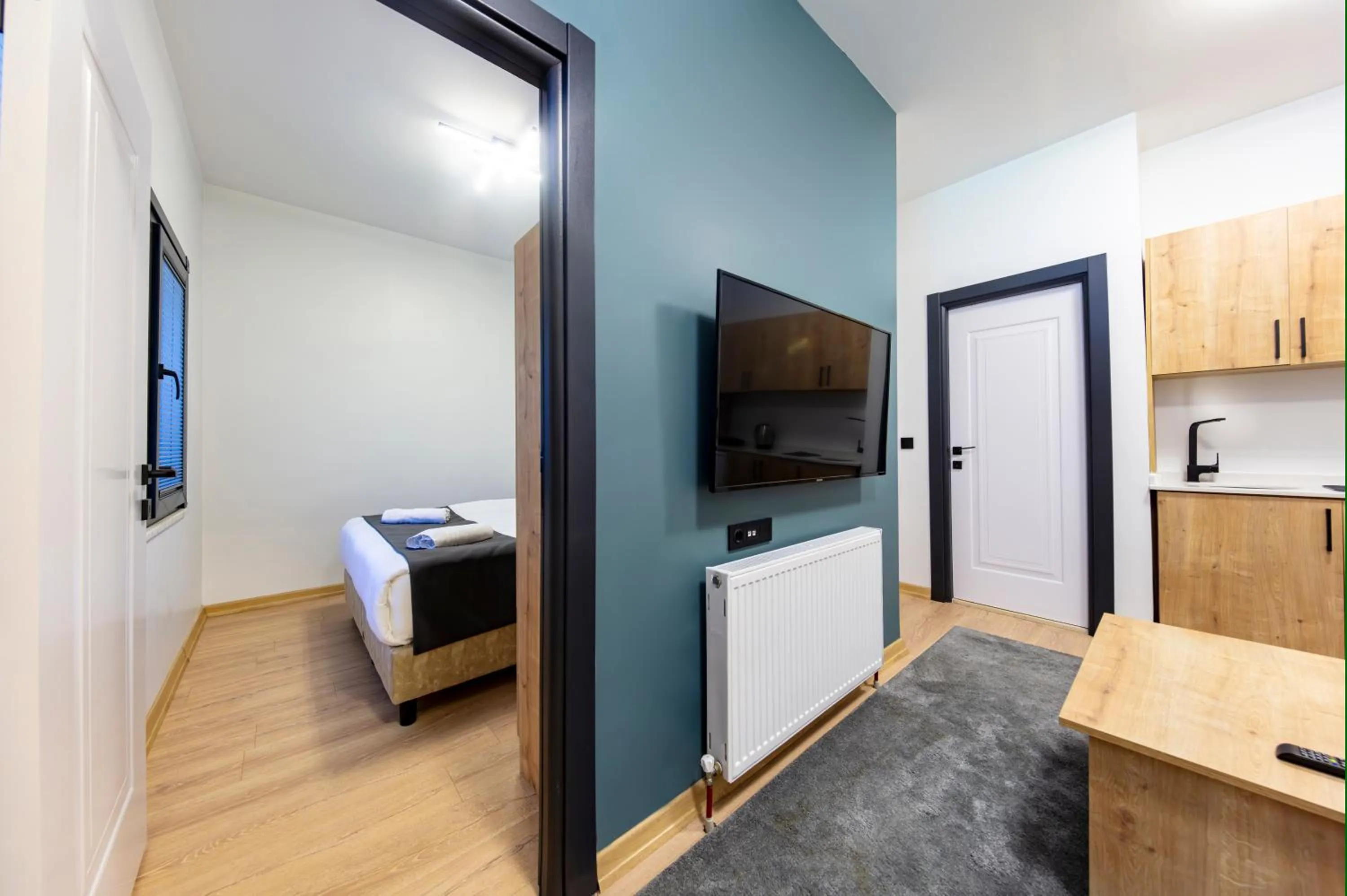 Living room, Bed in Mia Mia Suites