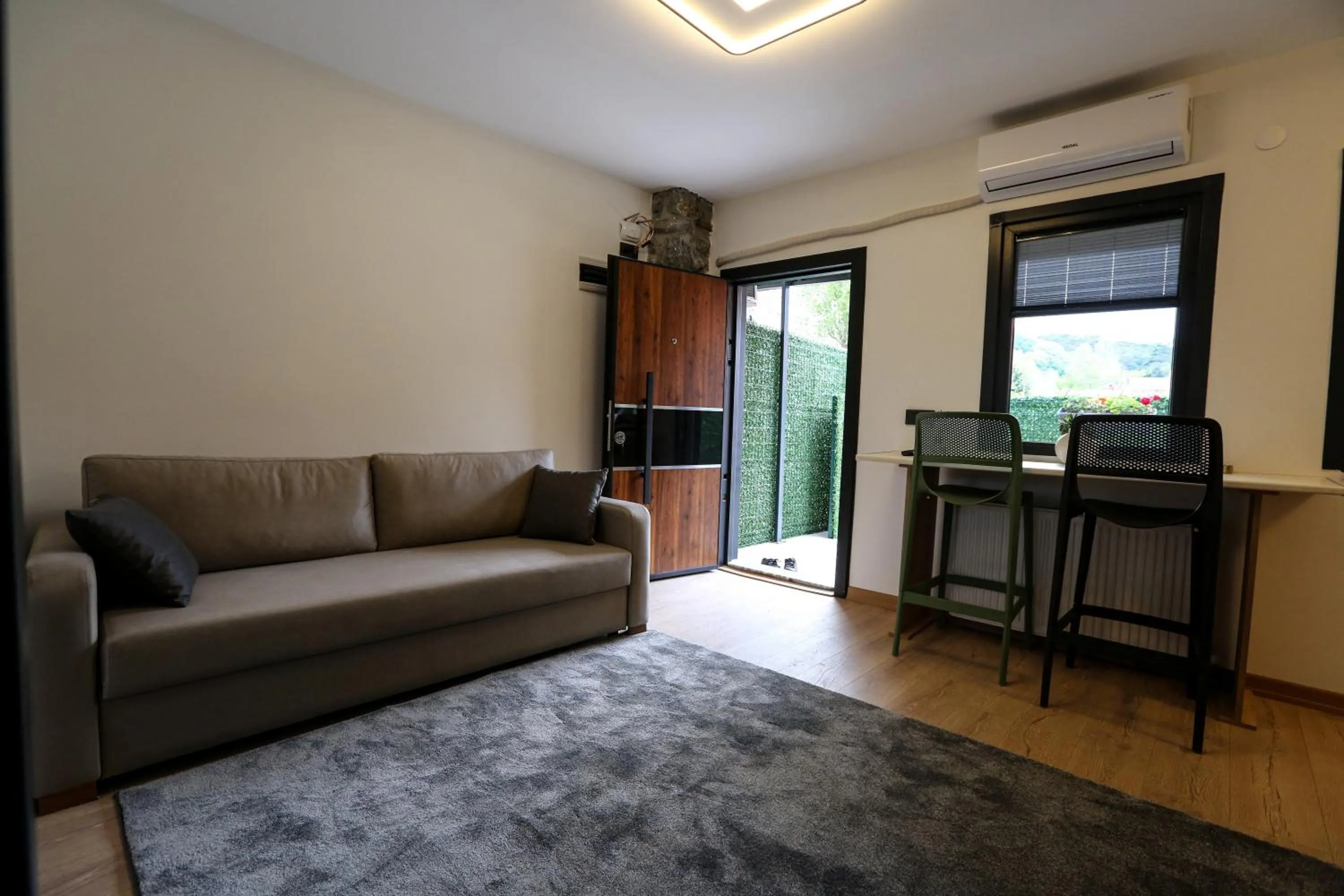 Seating area in Mia Mia Suites