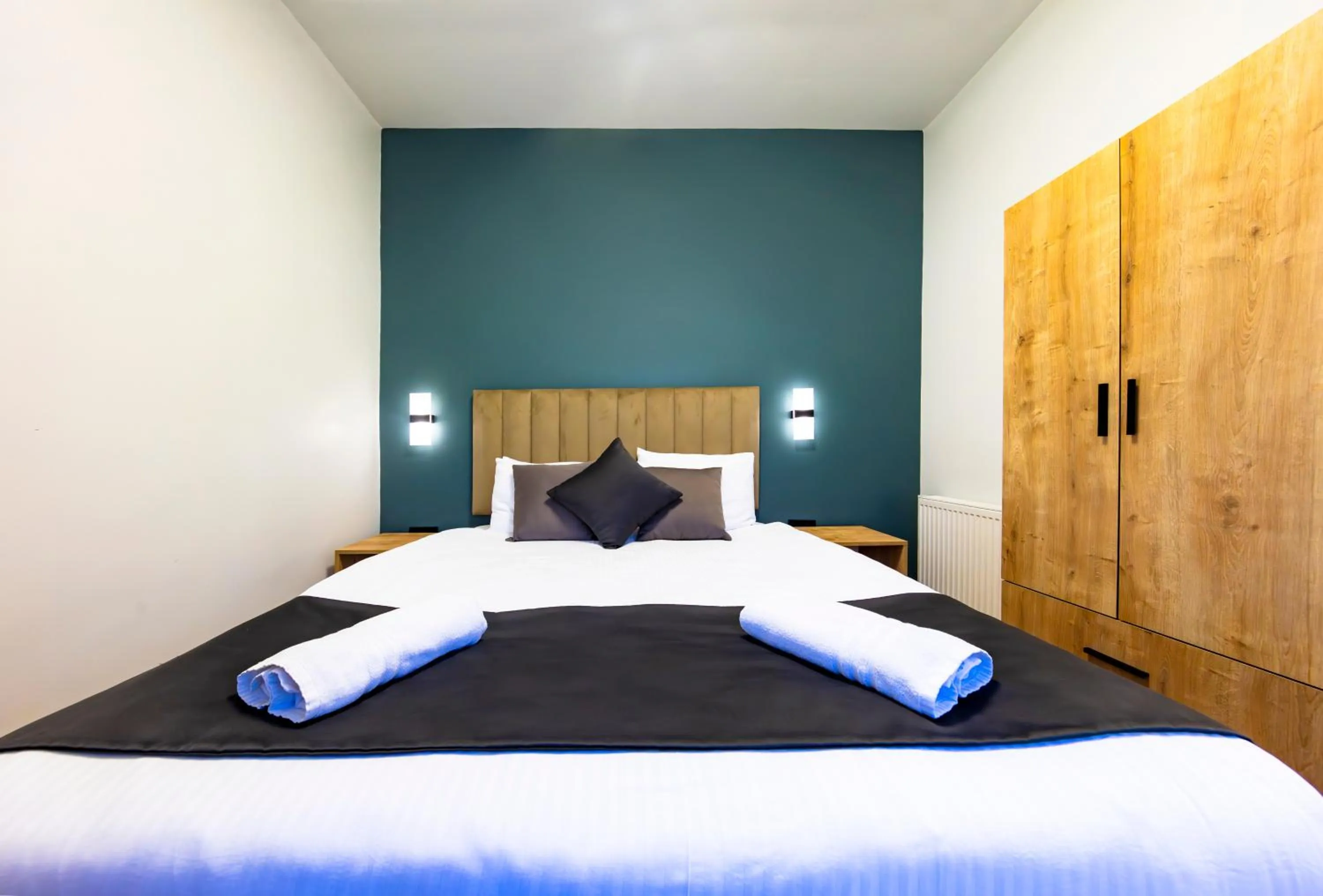 Bedroom, Bed in Mia Mia Suites