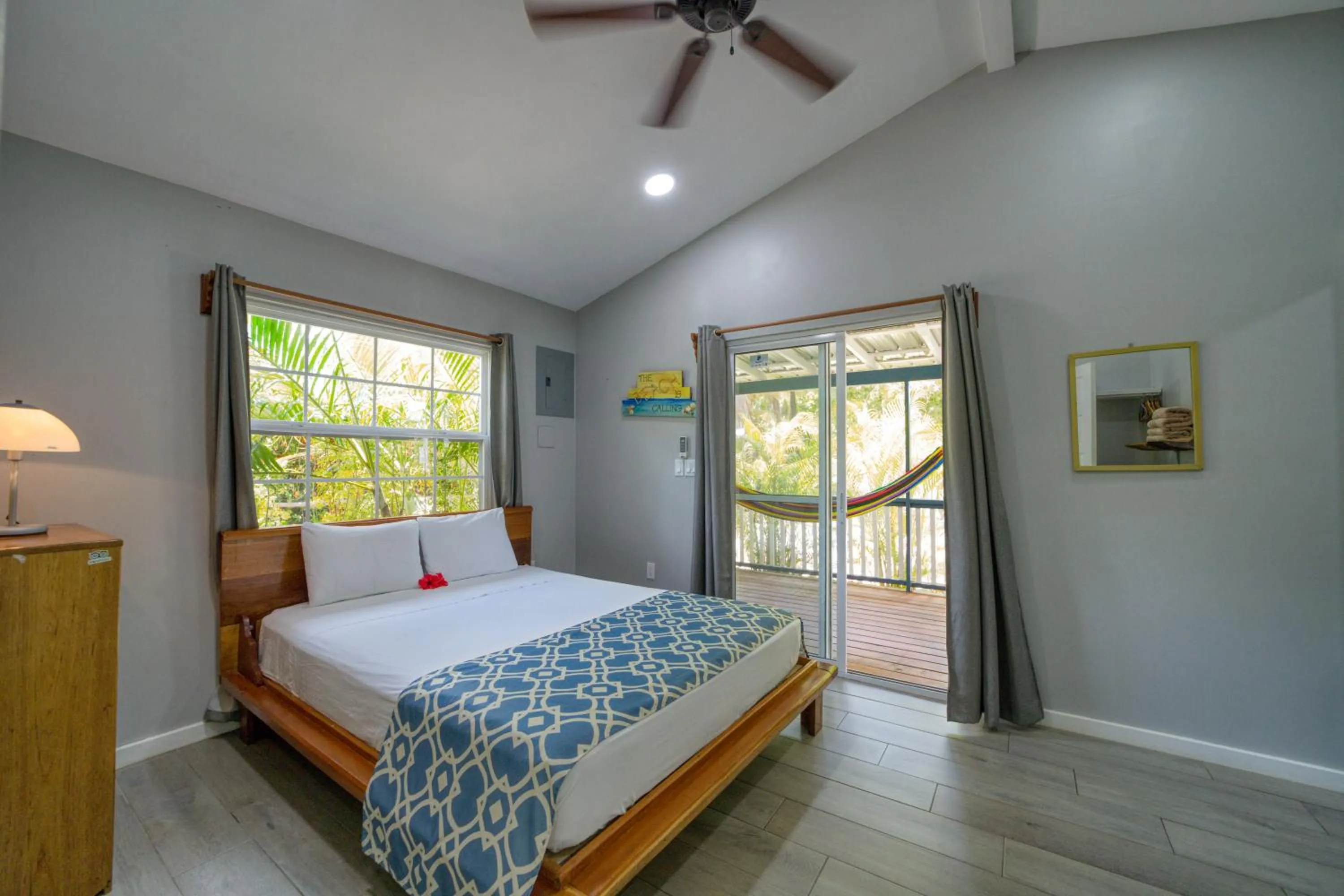Bedroom, Bed in Placencia Villas