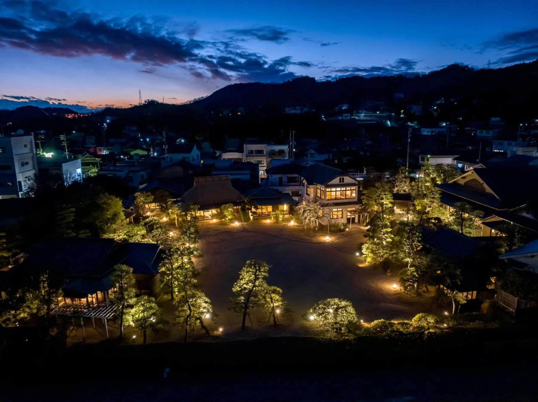 Night in Ryokan Onomichi Nishiyama