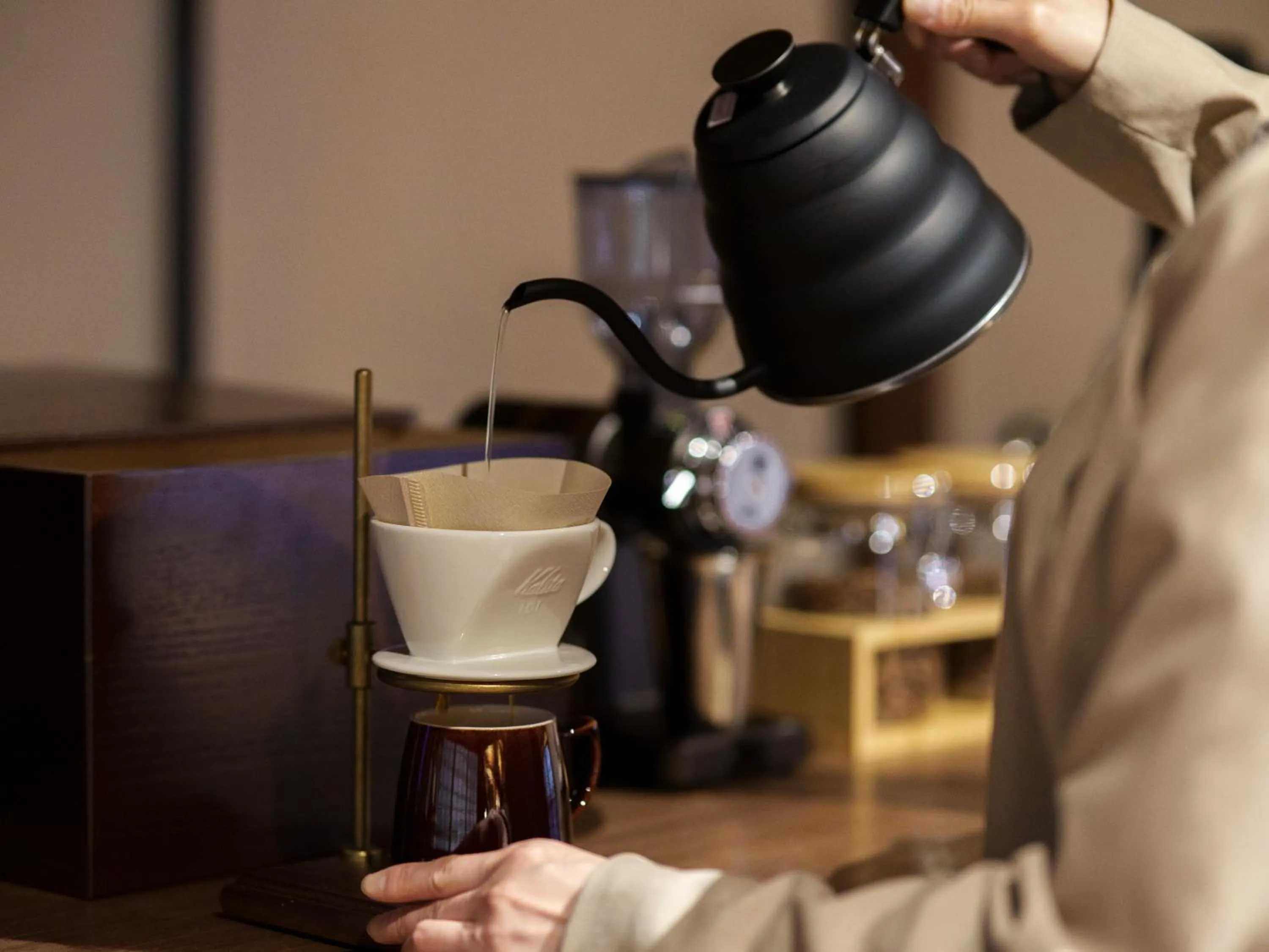 Communal lounge/ TV room in Ryokan Onomichi Nishiyama