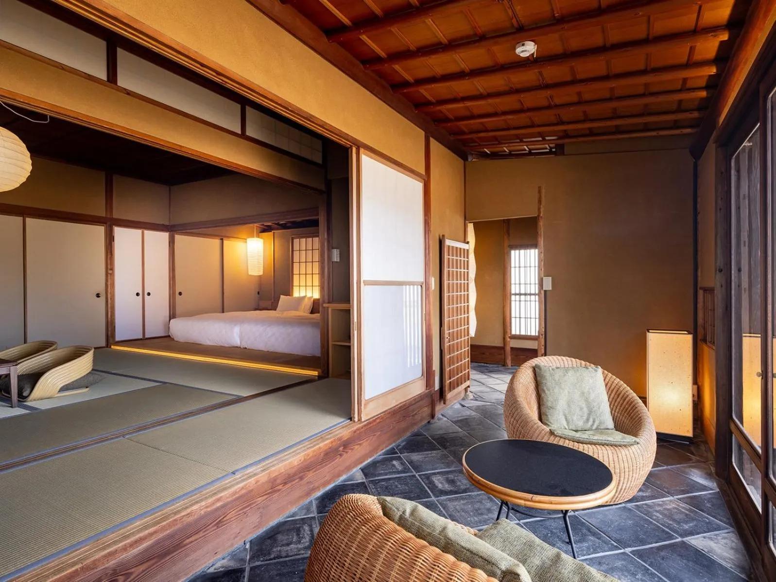 Photo of the whole room, Bed in Ryokan Onomichi Nishiyama