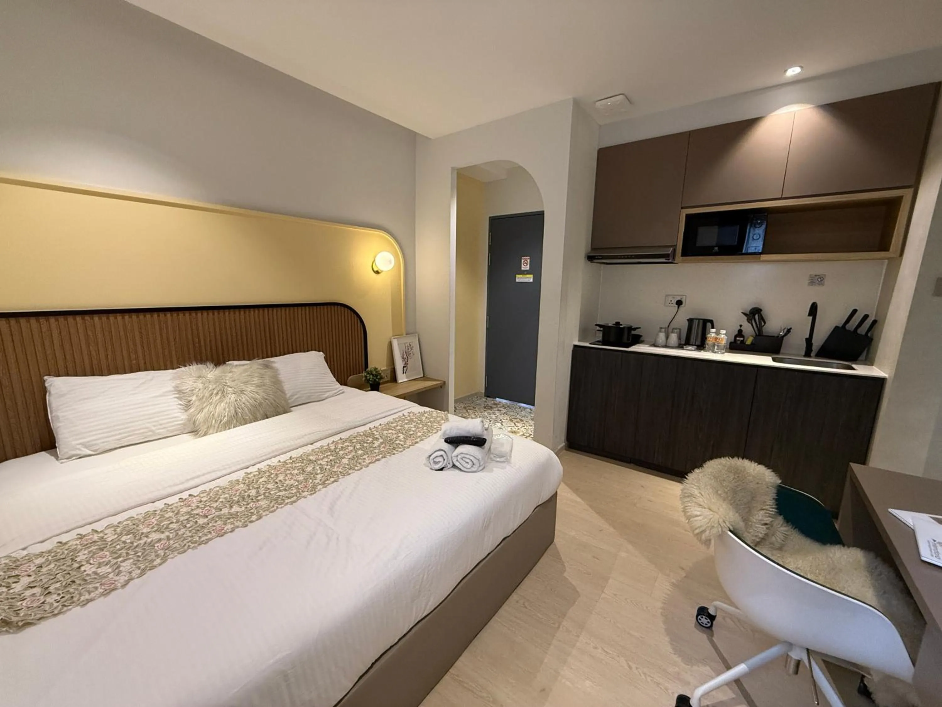 Bed in ISA Hotel Amber Road