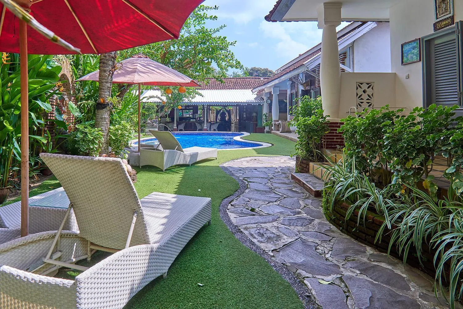 Swimming pool in Attara Heritage Senggigi