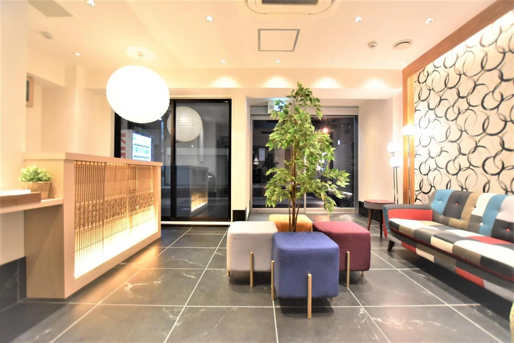 Seating area in ENKA NAMBA 1 HOTEL