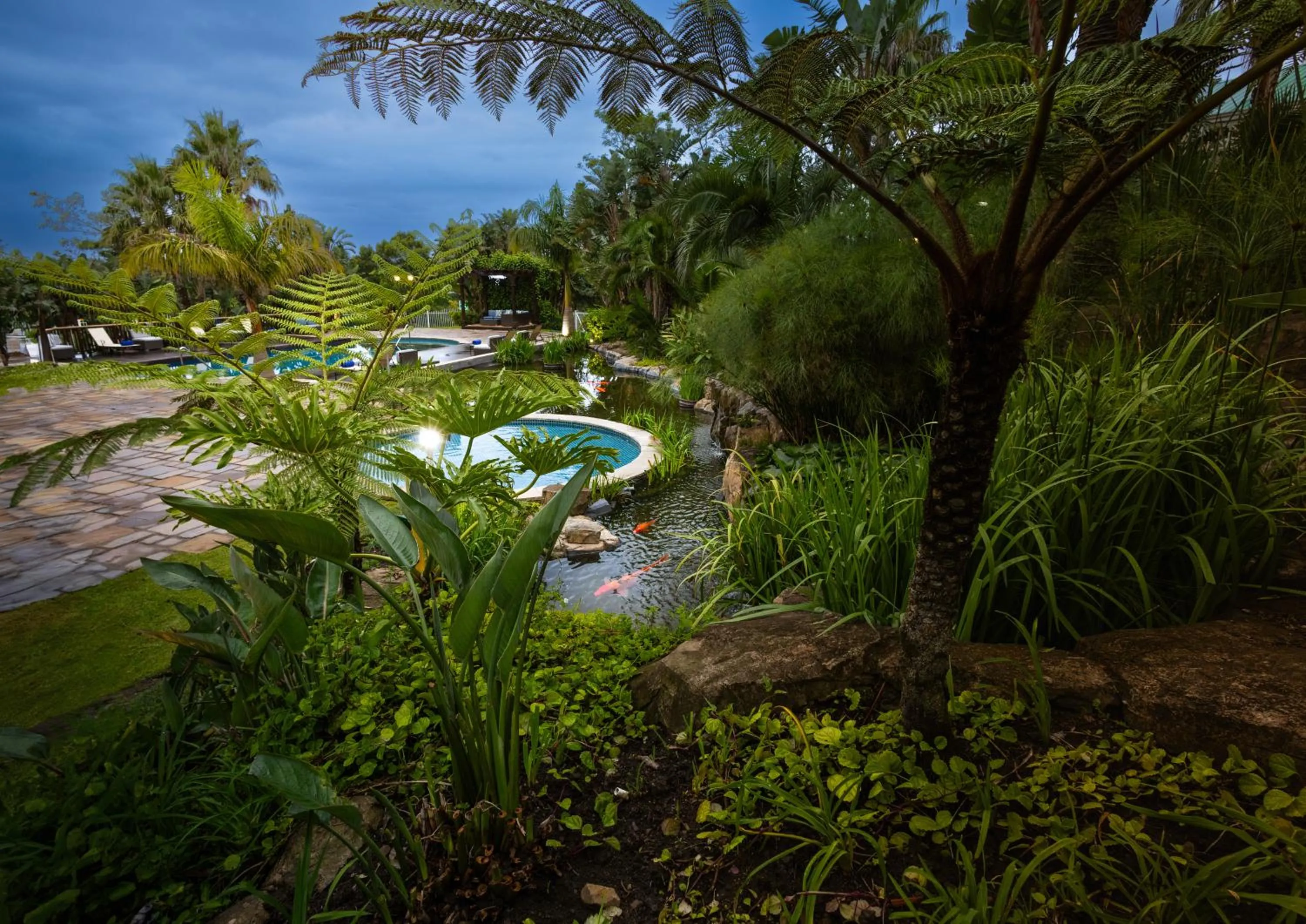 Garden in Hemingways Hotel