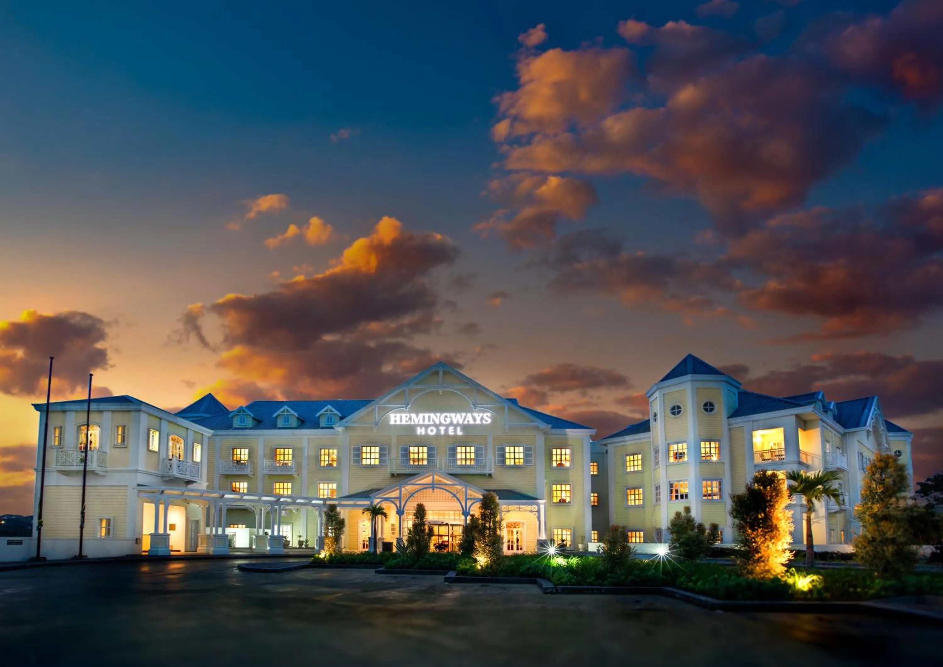 Property building in Hemingways Hotel