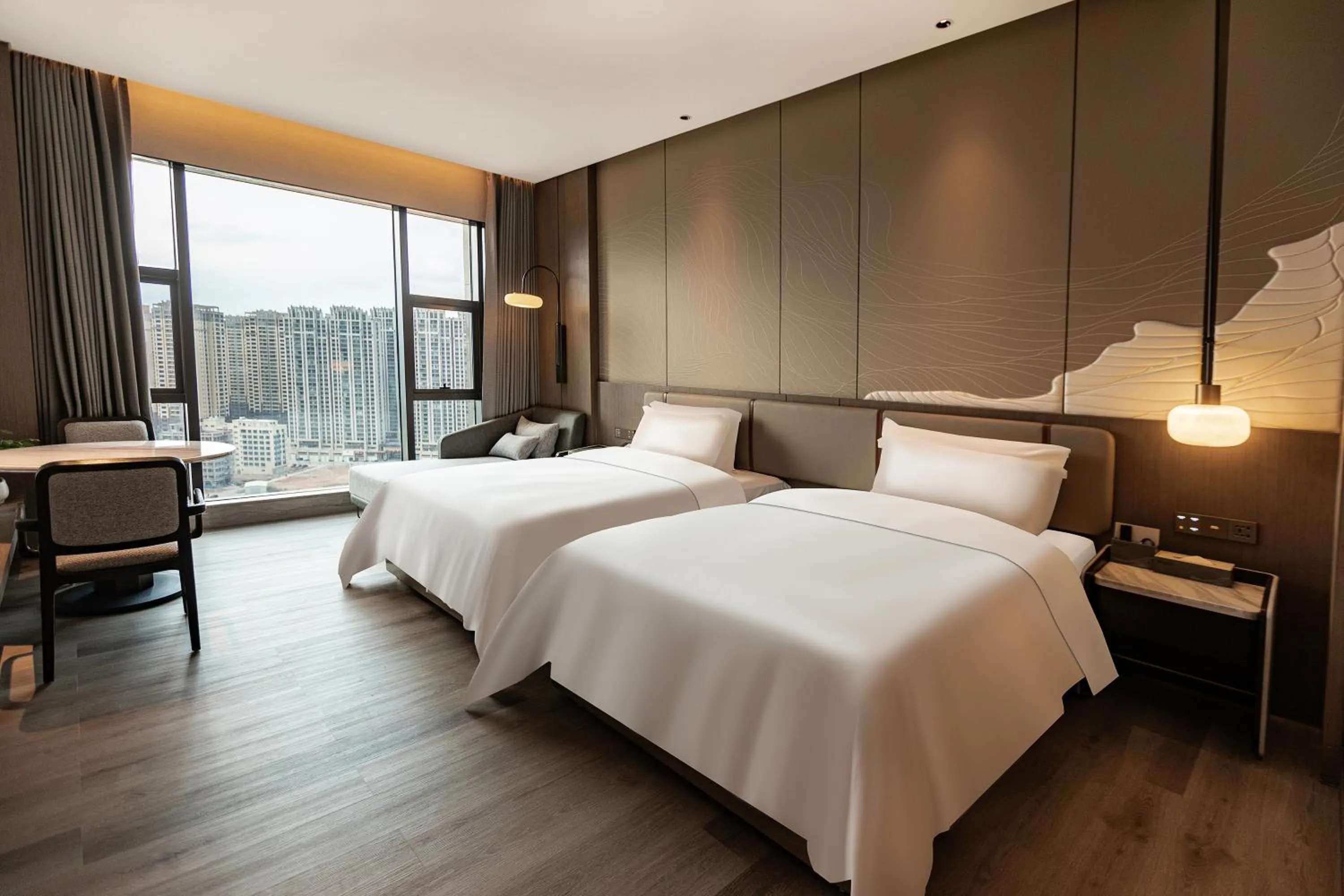 Bed in Wyndham Garden Gaozhou