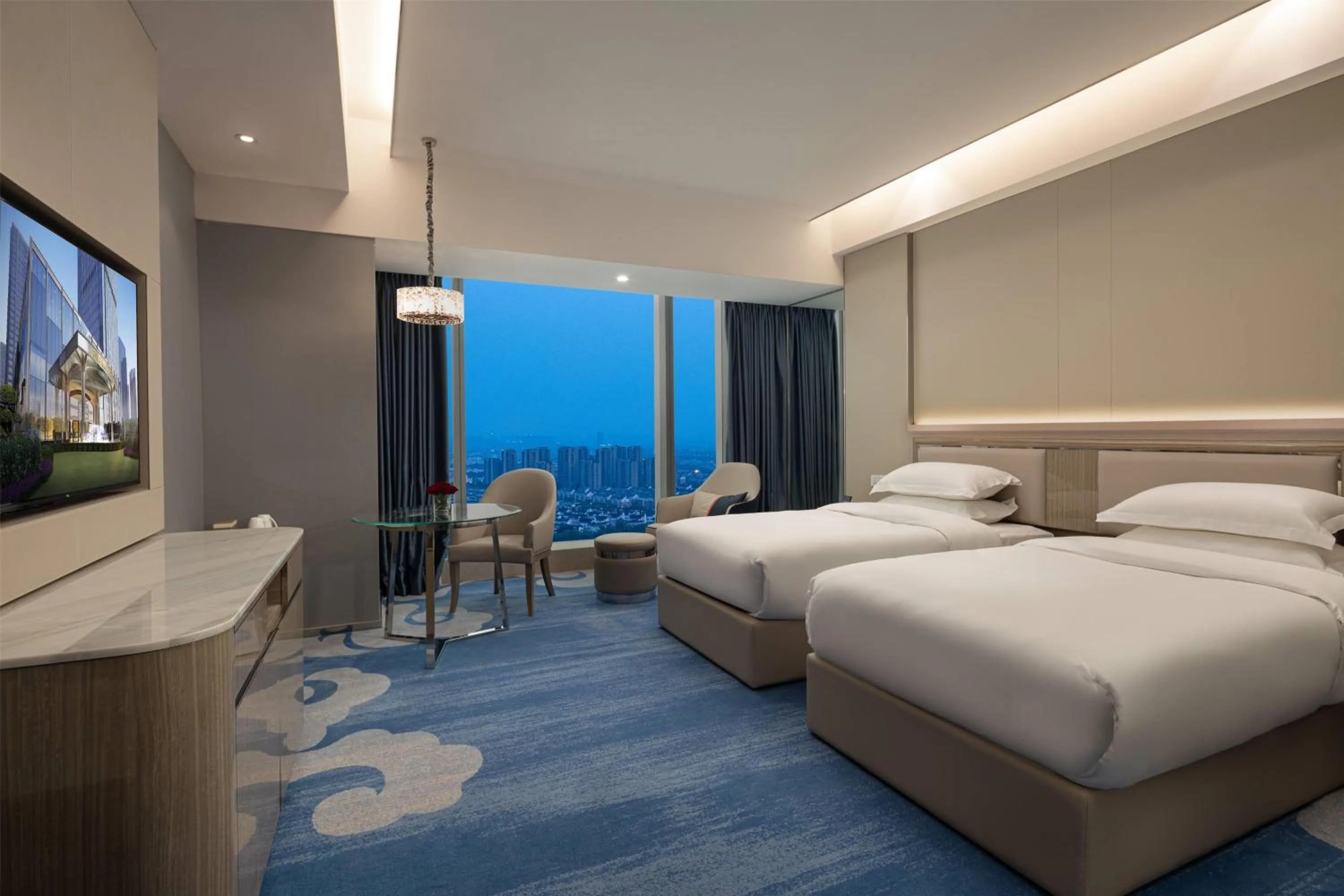 Photo of the whole room, Bed in Wyndham Shaoxing Keqiao