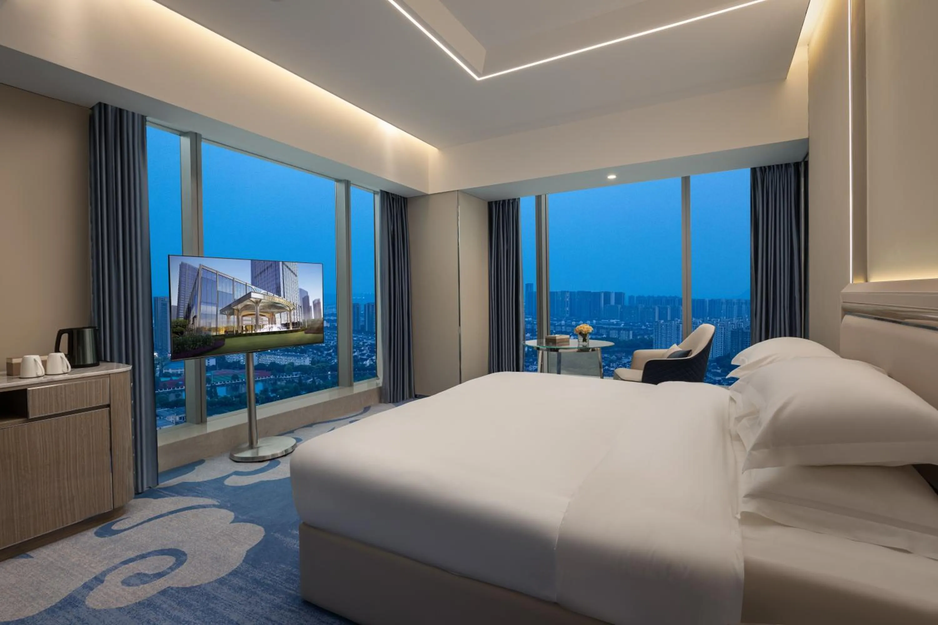 Bed in Wyndham Shaoxing Keqiao