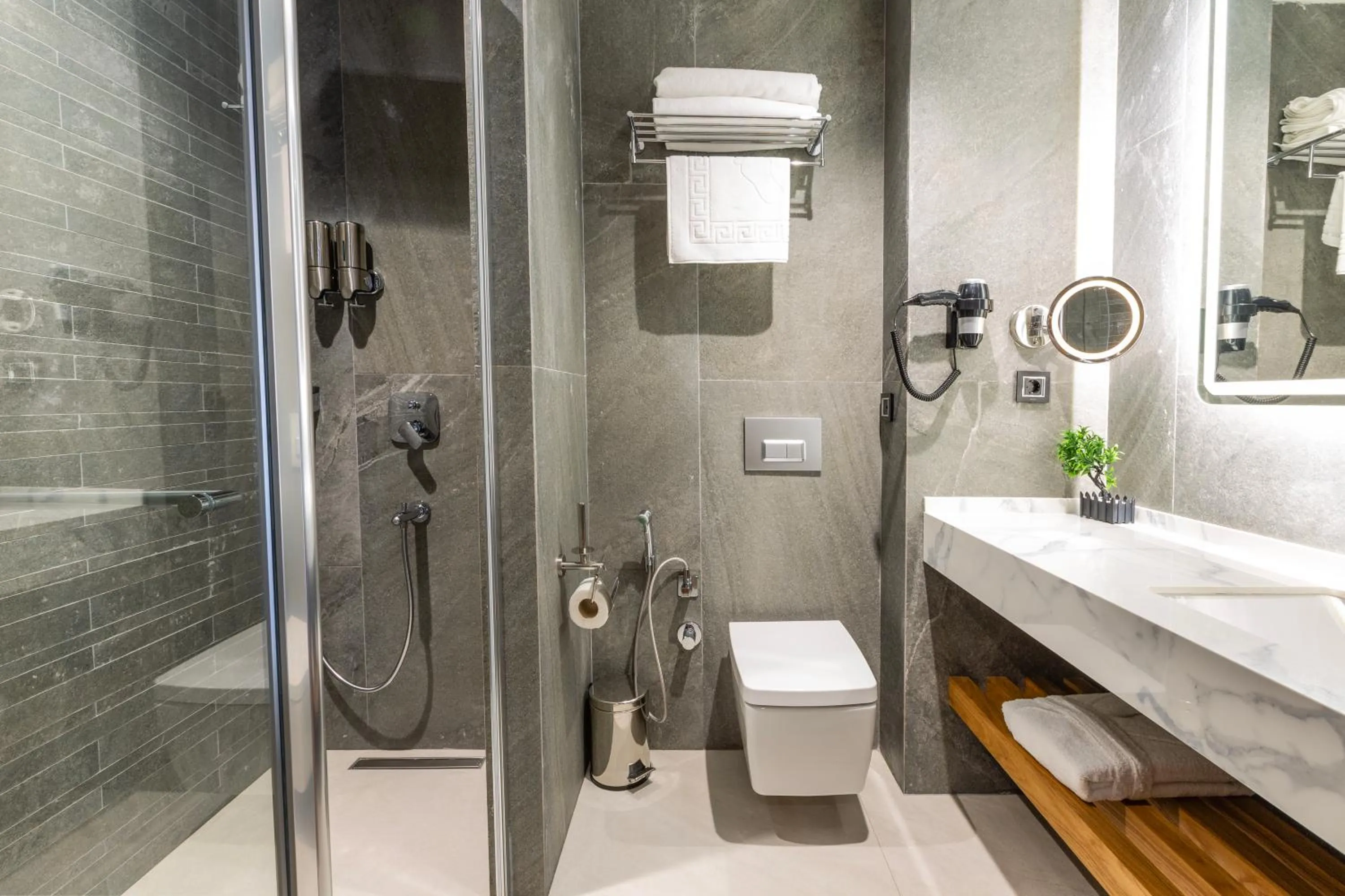 Shower in North Star Hotel