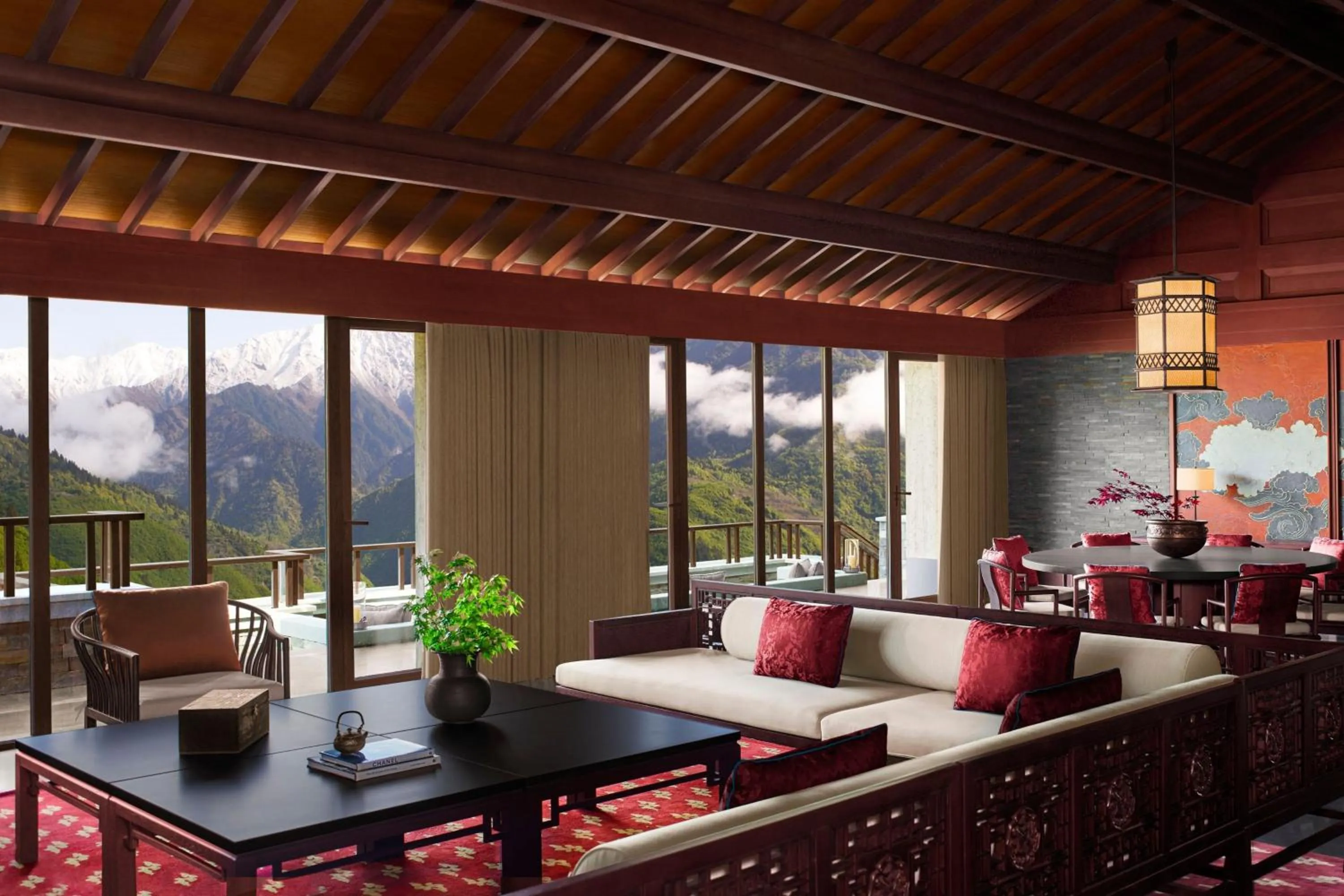 Living room in Rissai Valley, a Ritz-Carlton Reserve