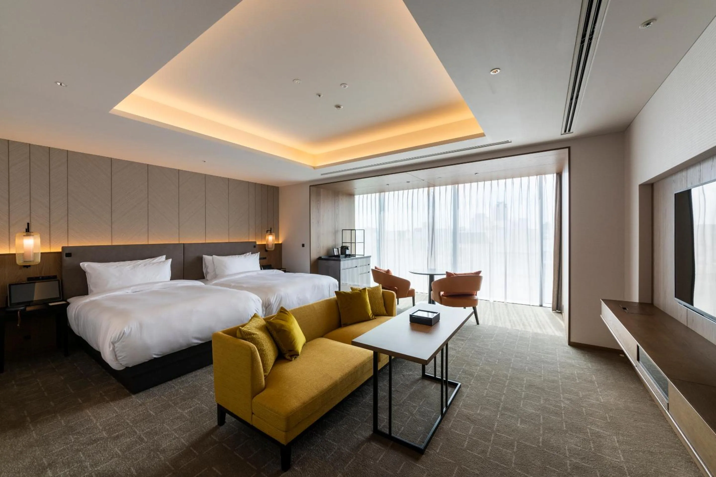 Photo of the whole room, Bed in TIAD, Autograph Collection