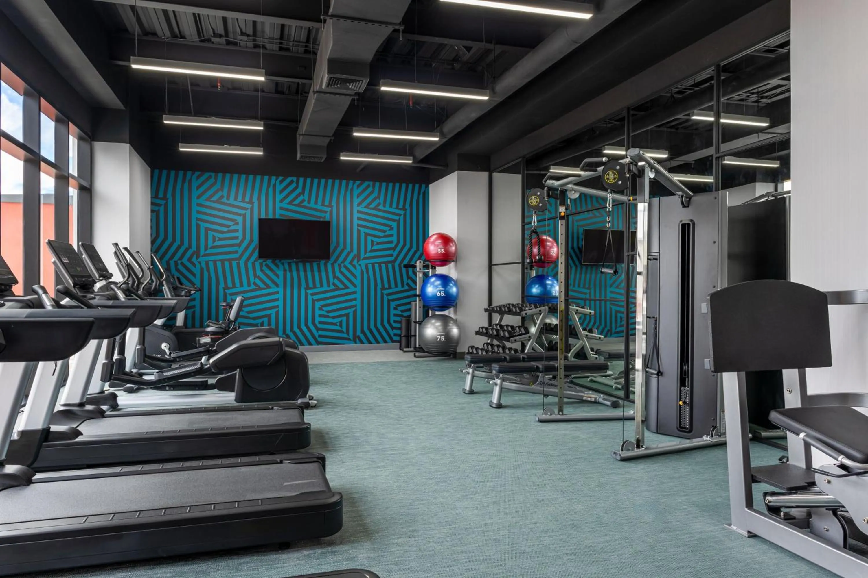Fitness centre/facilities in Aloft San Pedro Sula