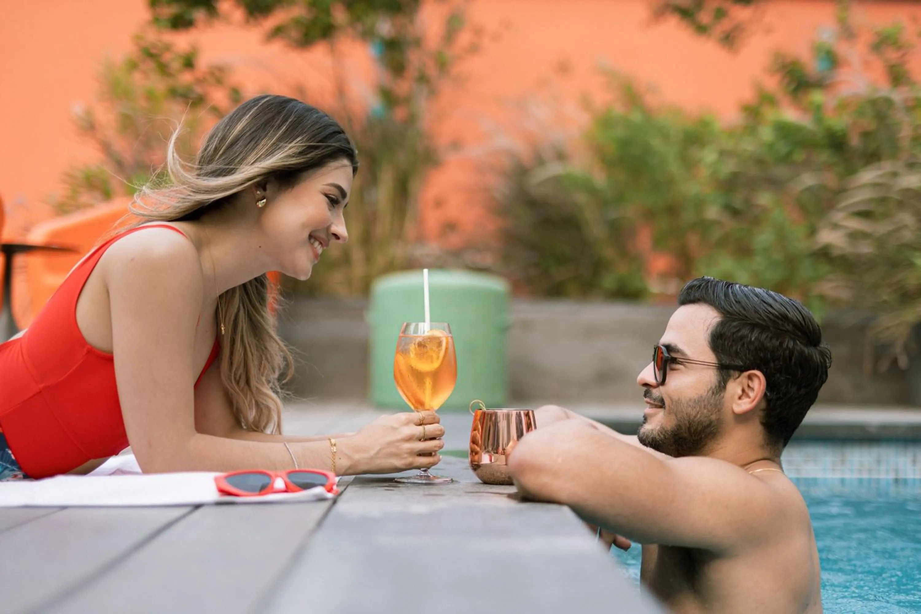 Swimming pool in Aloft San Pedro Sula