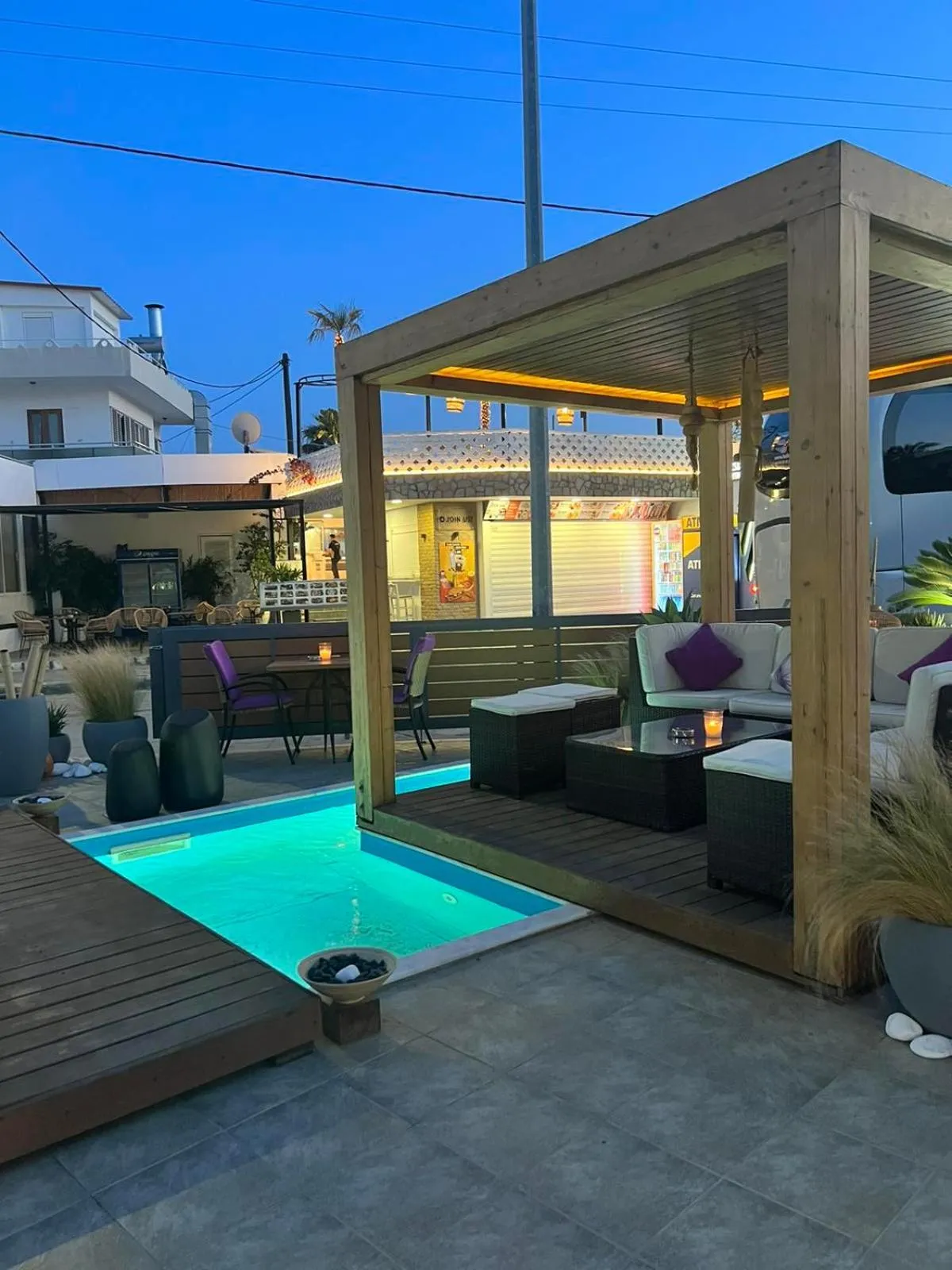 Lounge or bar in Faliro Hotel