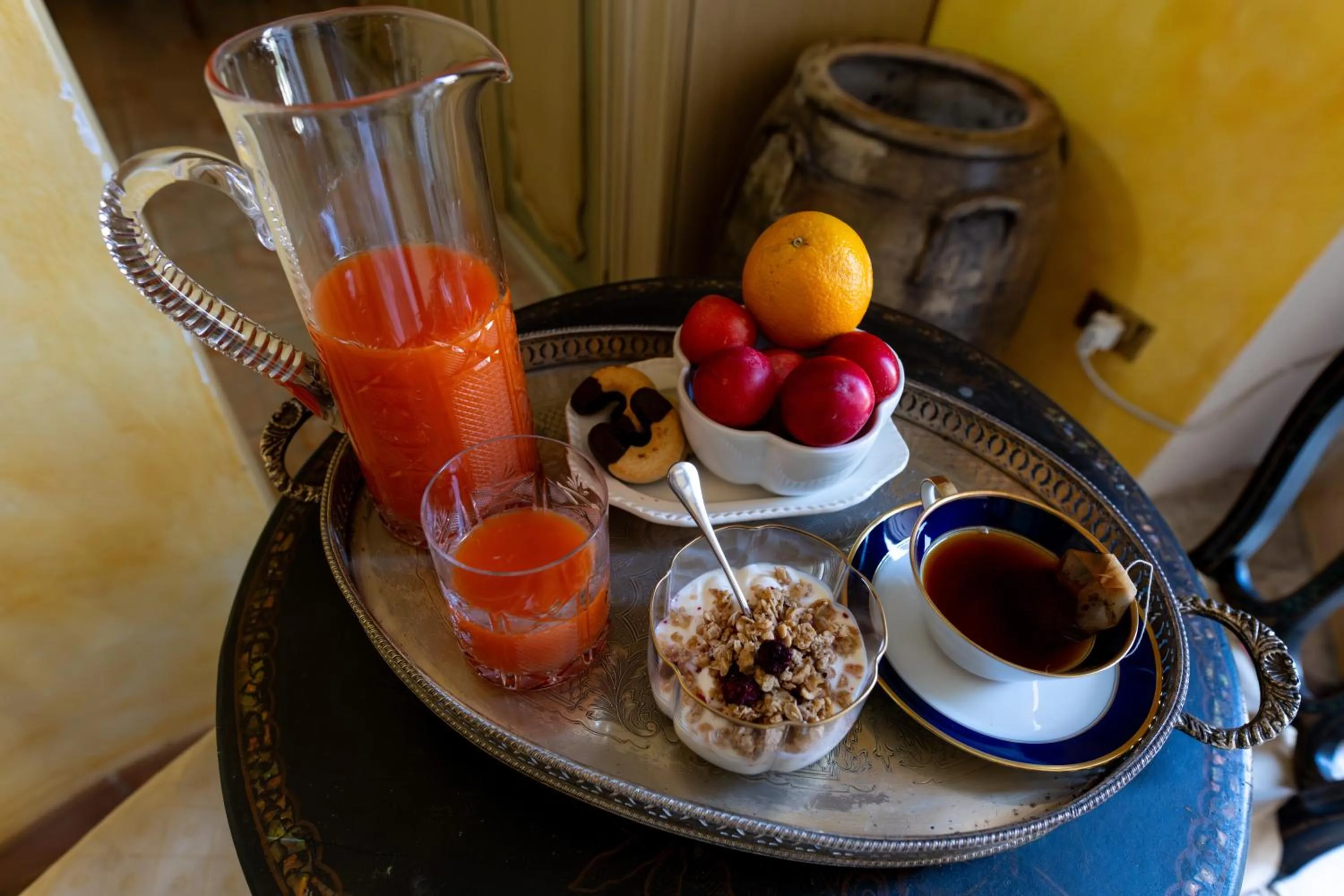 Food and drinks in B&B Palazzo de Matteis