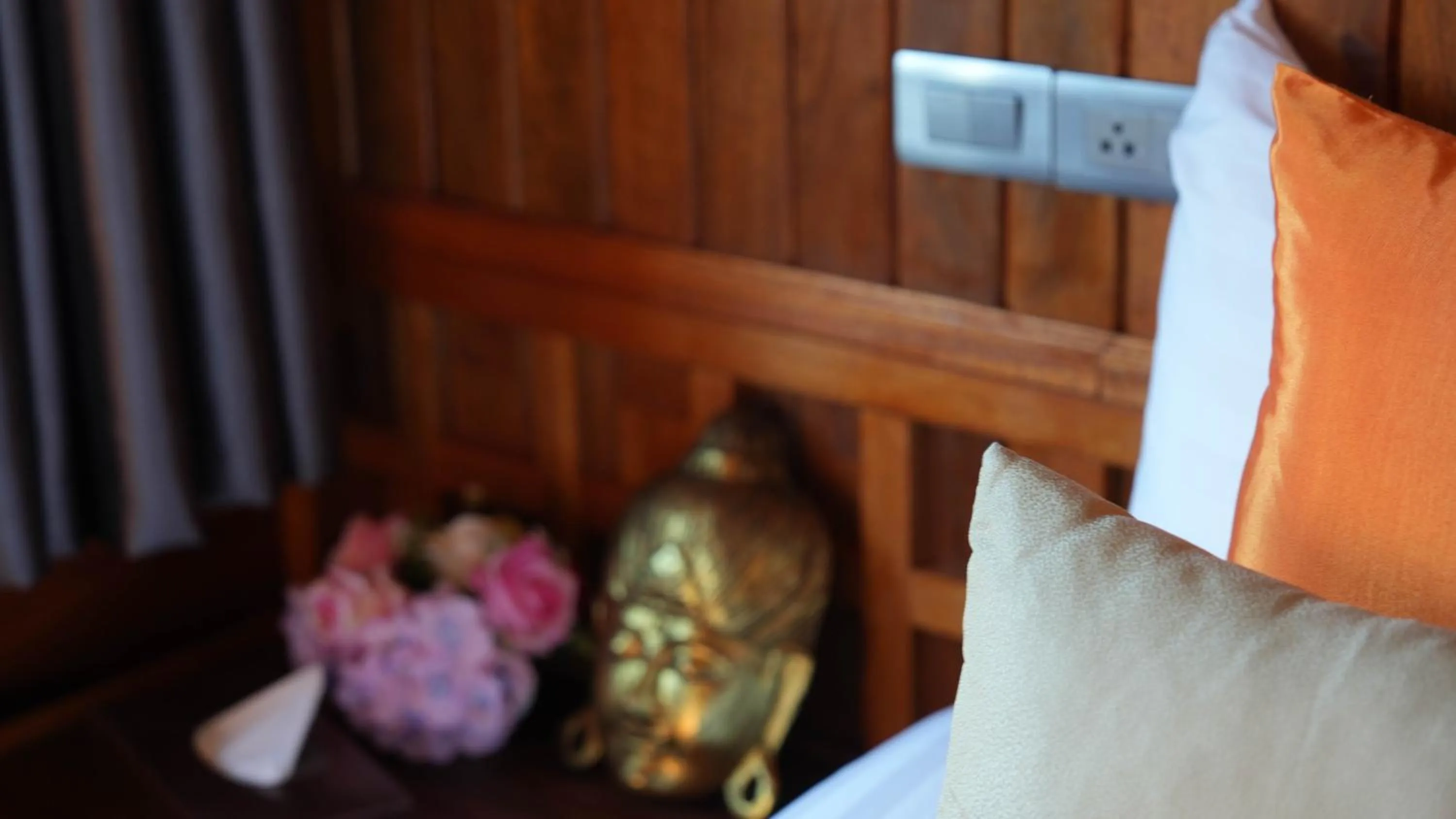 Decorative detail, Bed in So View Phuket Resort