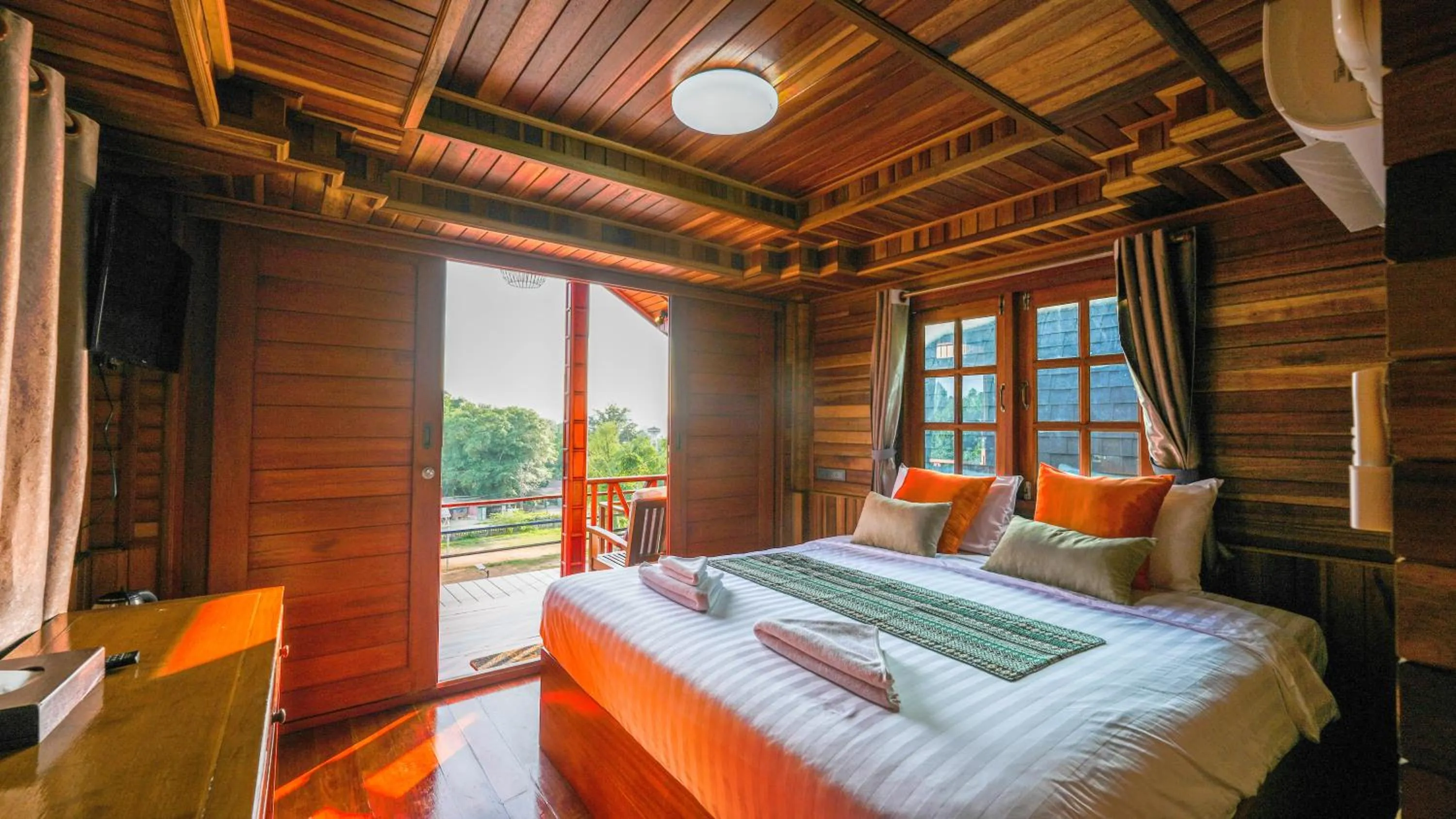 Bed in So View Phuket Resort