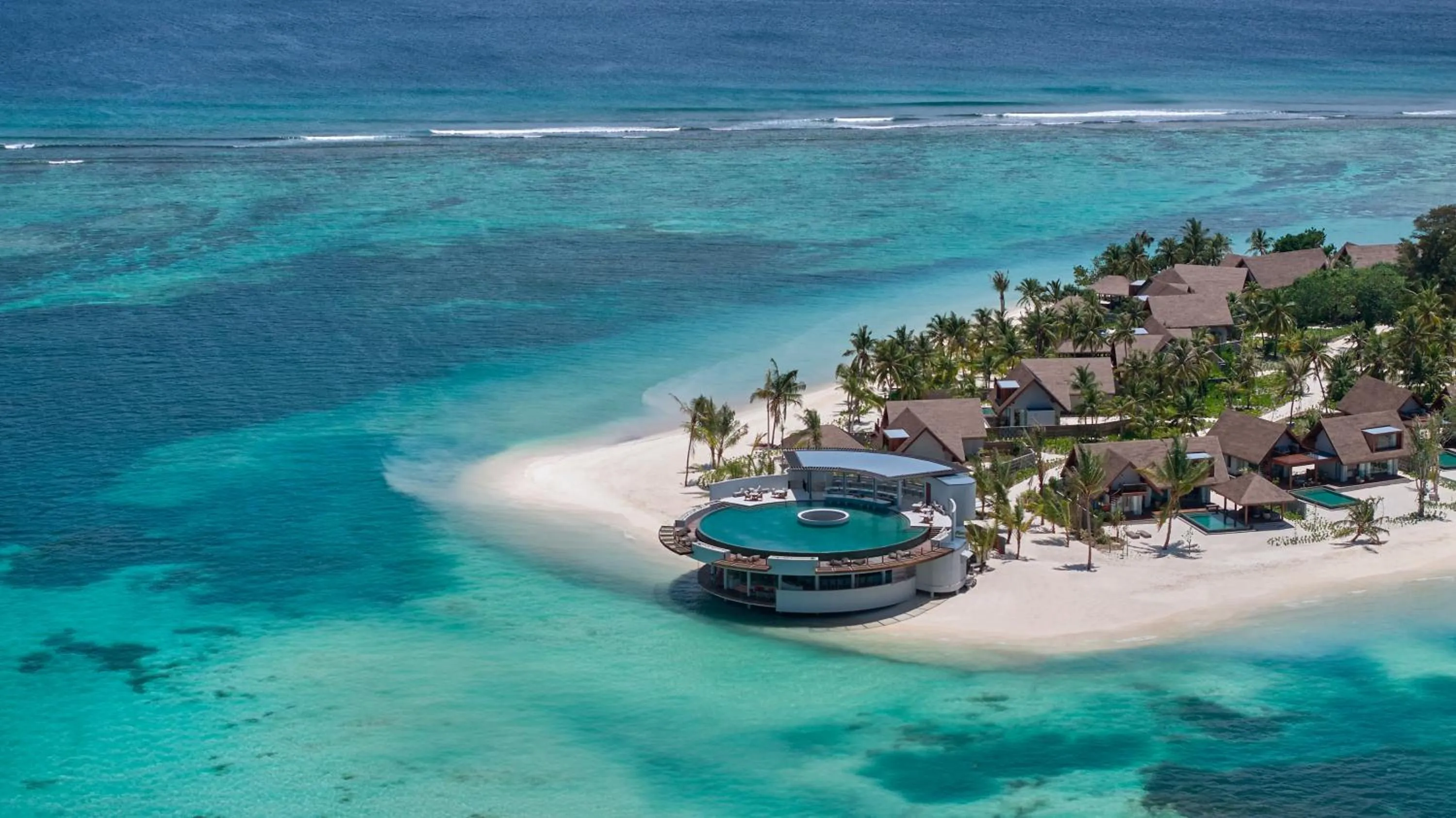 Bird's eye view in Six Senses Kanuhura