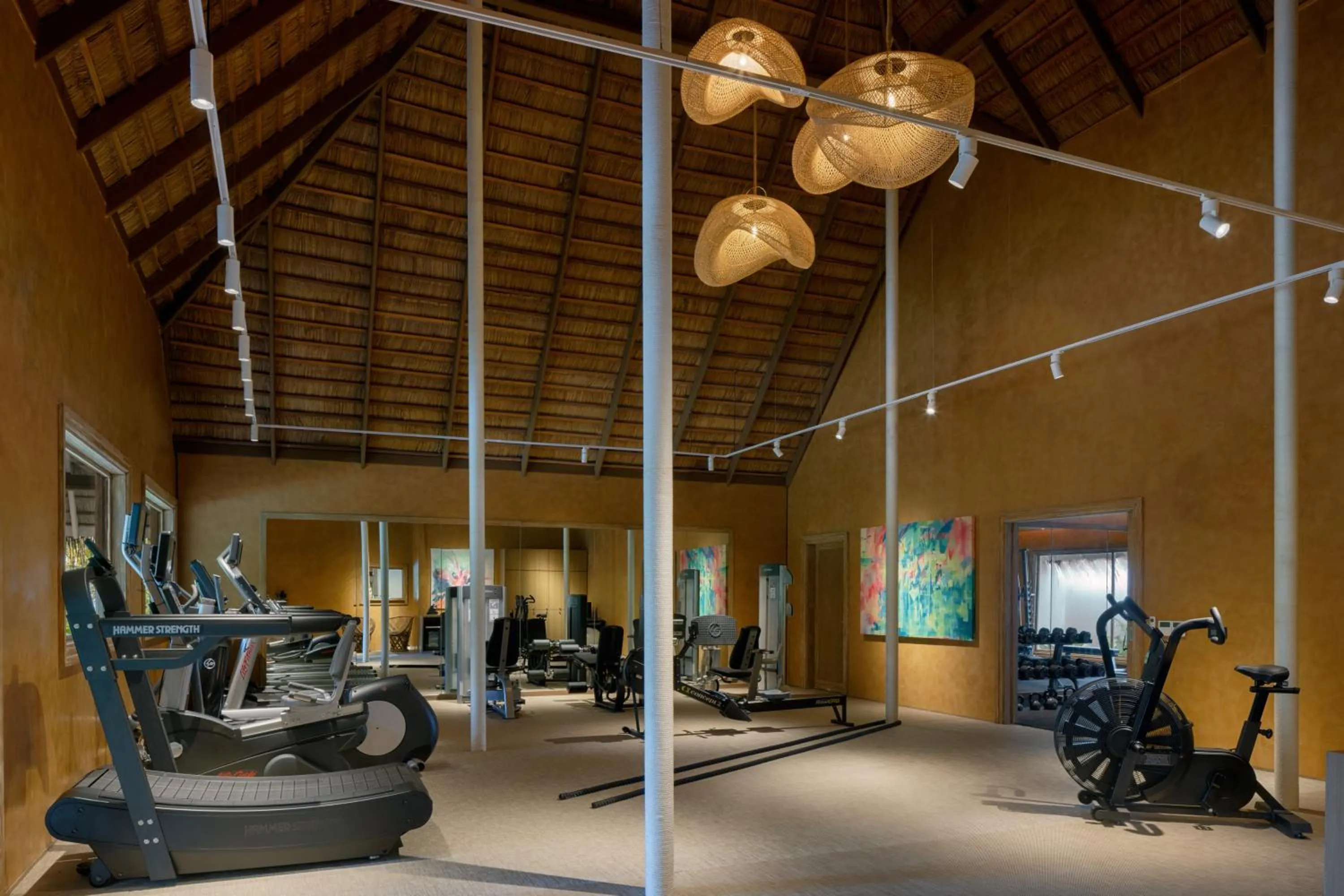 Fitness centre/facilities in Six Senses Kanuhura