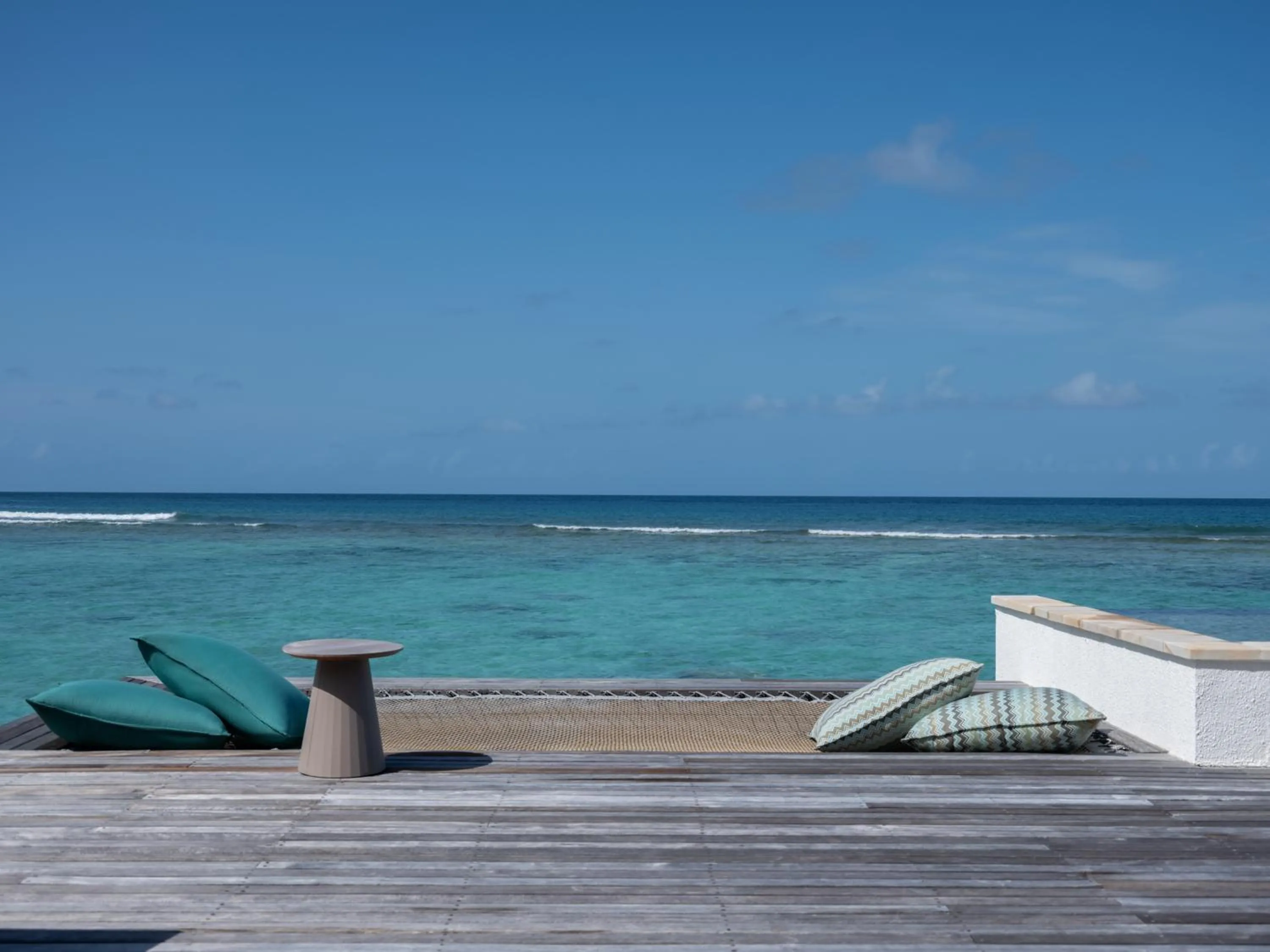 sunbed in Six Senses Kanuhura