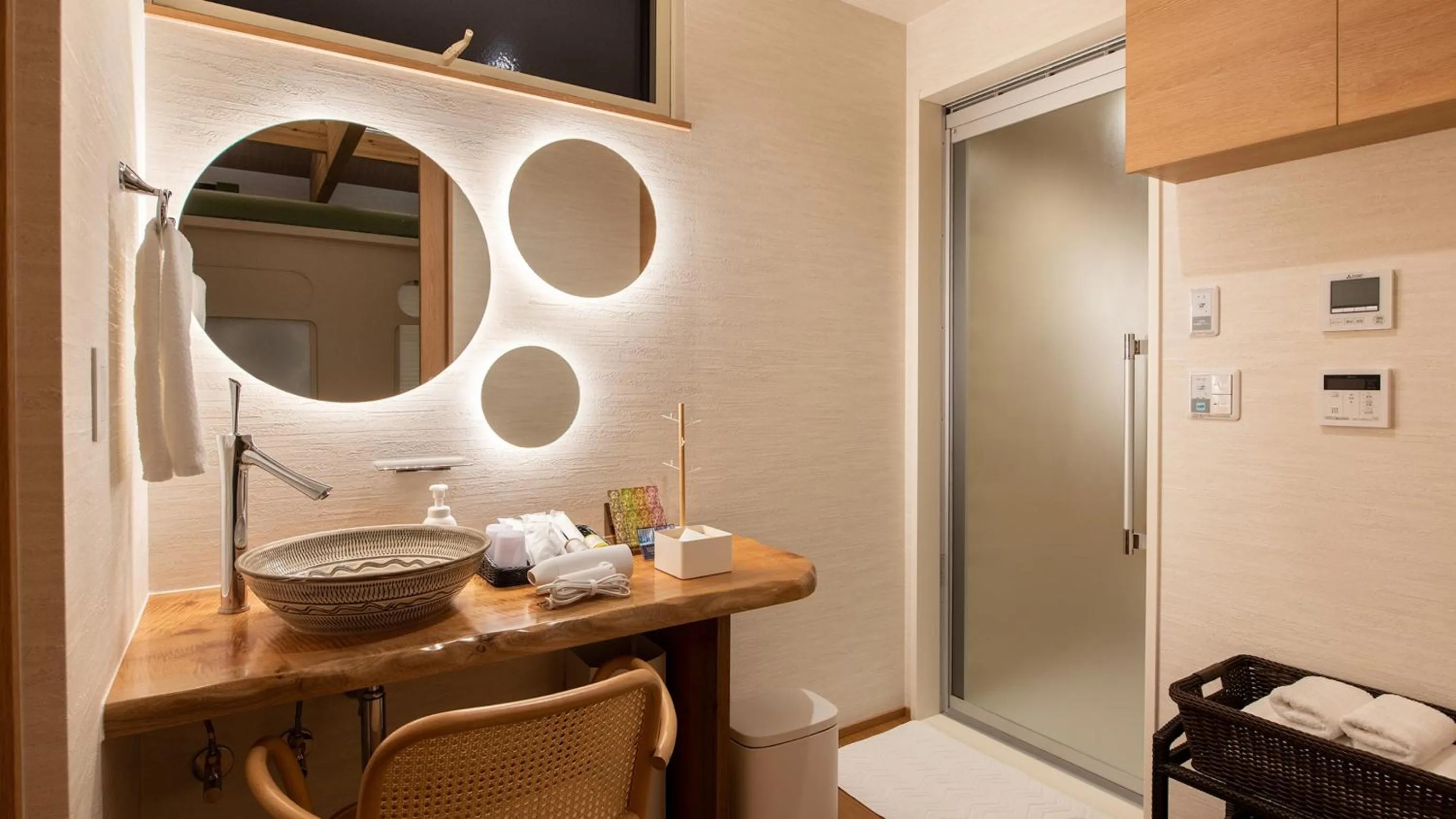 Bathroom in Shokudo and Hotel Kisyapoppo