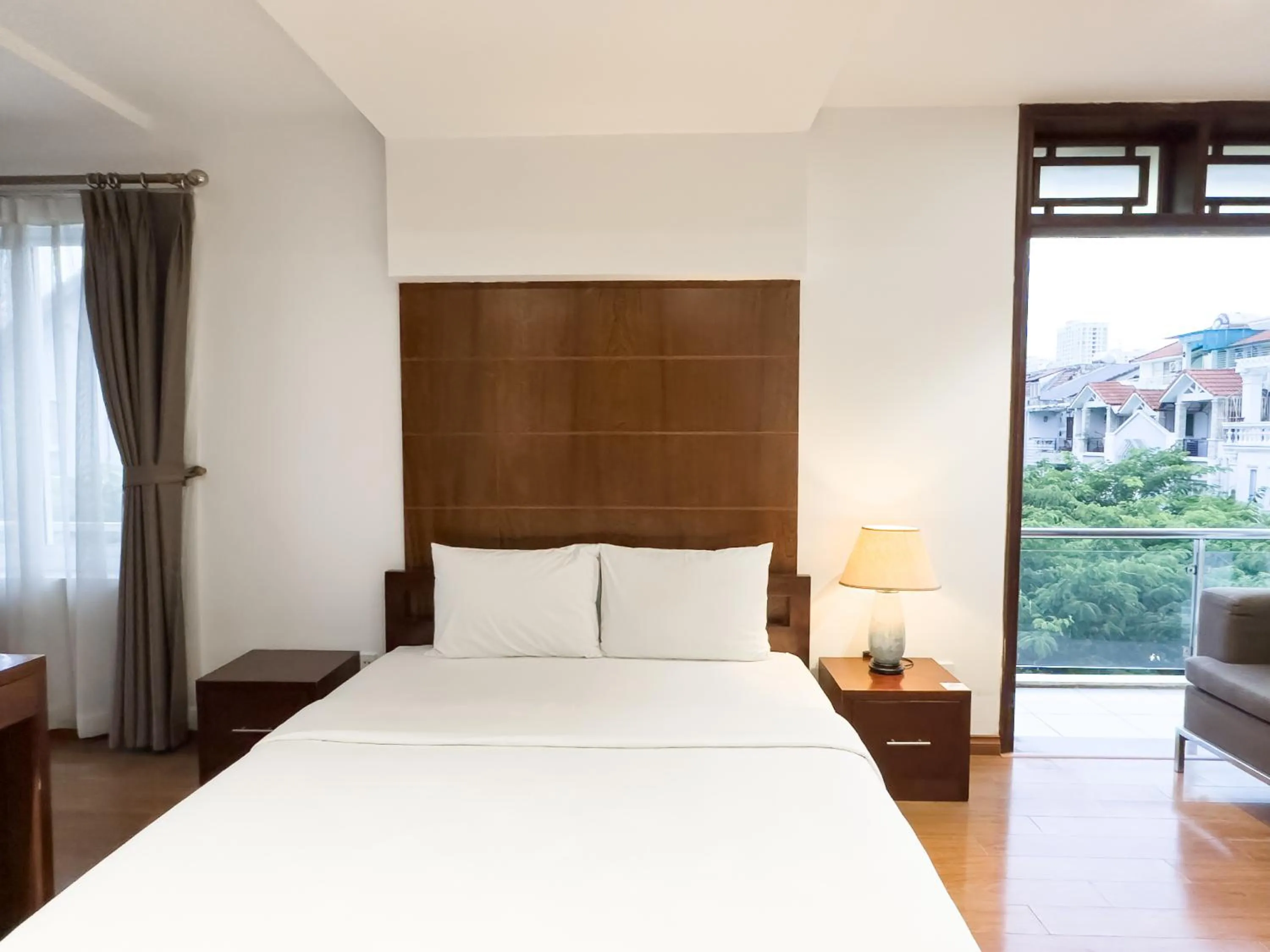 Bedroom, Bed in Hoang Yen Hotel Near SECC - Phu My Hung