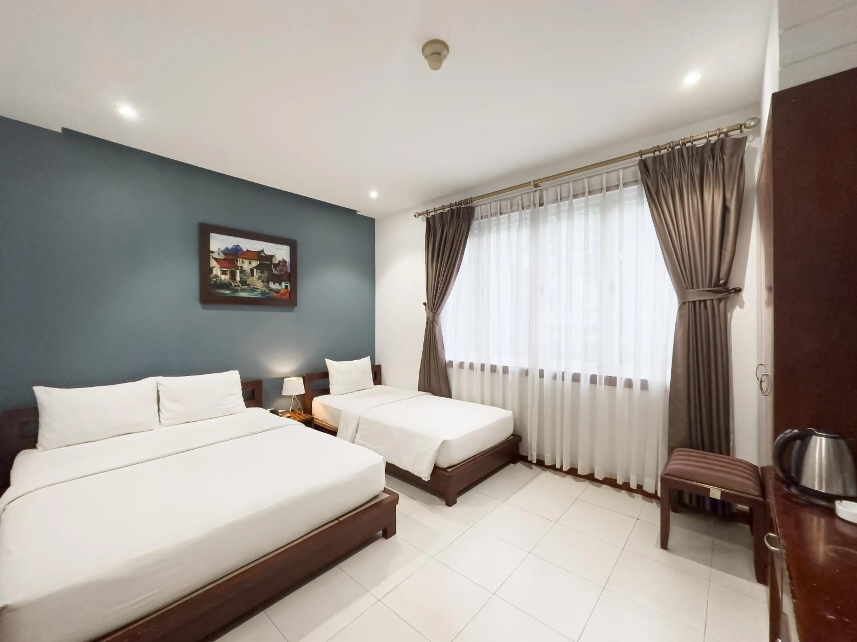Bedroom, Bed in Hoang Yen Hotel Near SECC - Phu My Hung