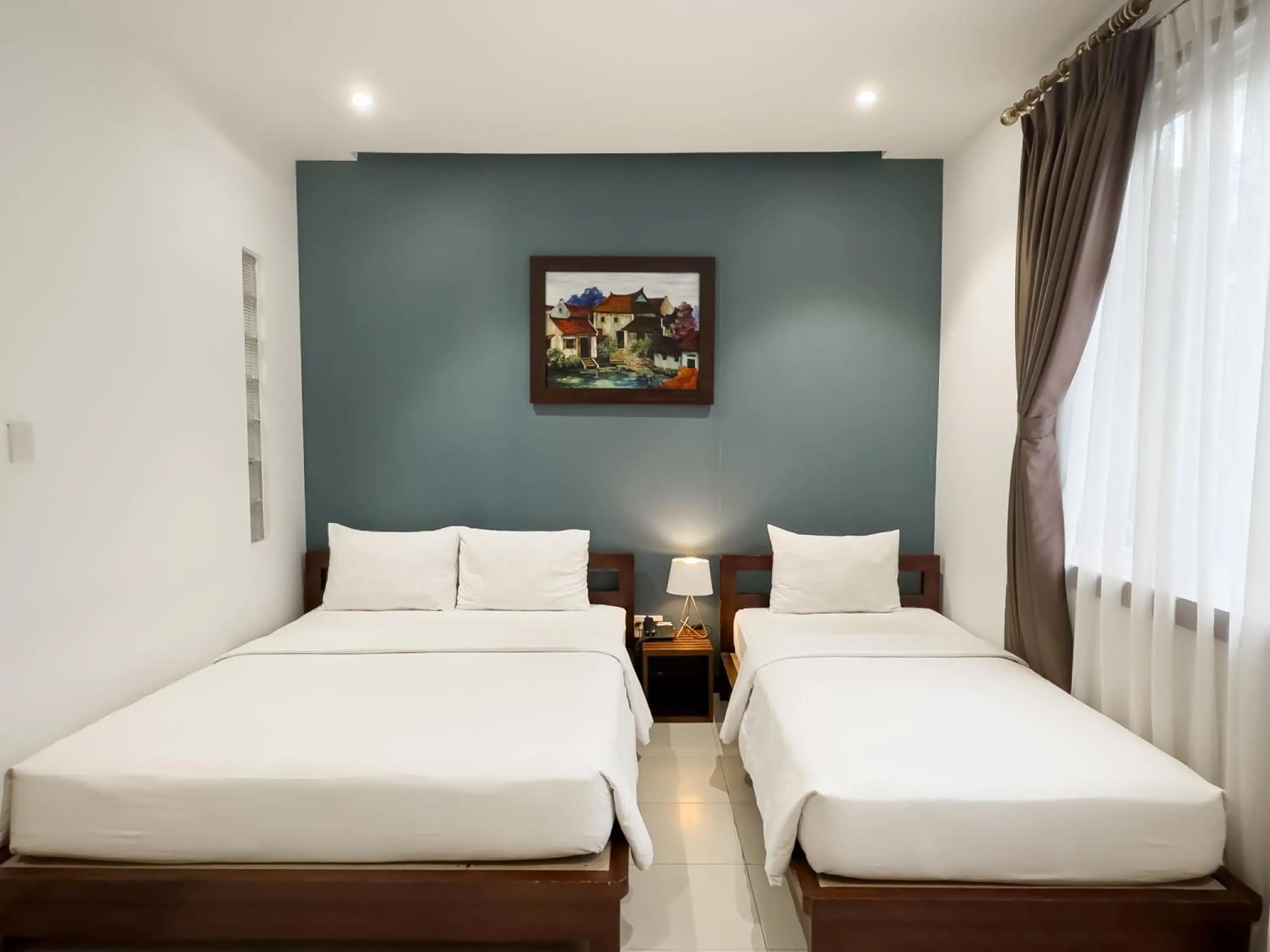 Bedroom, Bed in Hoang Yen Hotel Near SECC - Phu My Hung