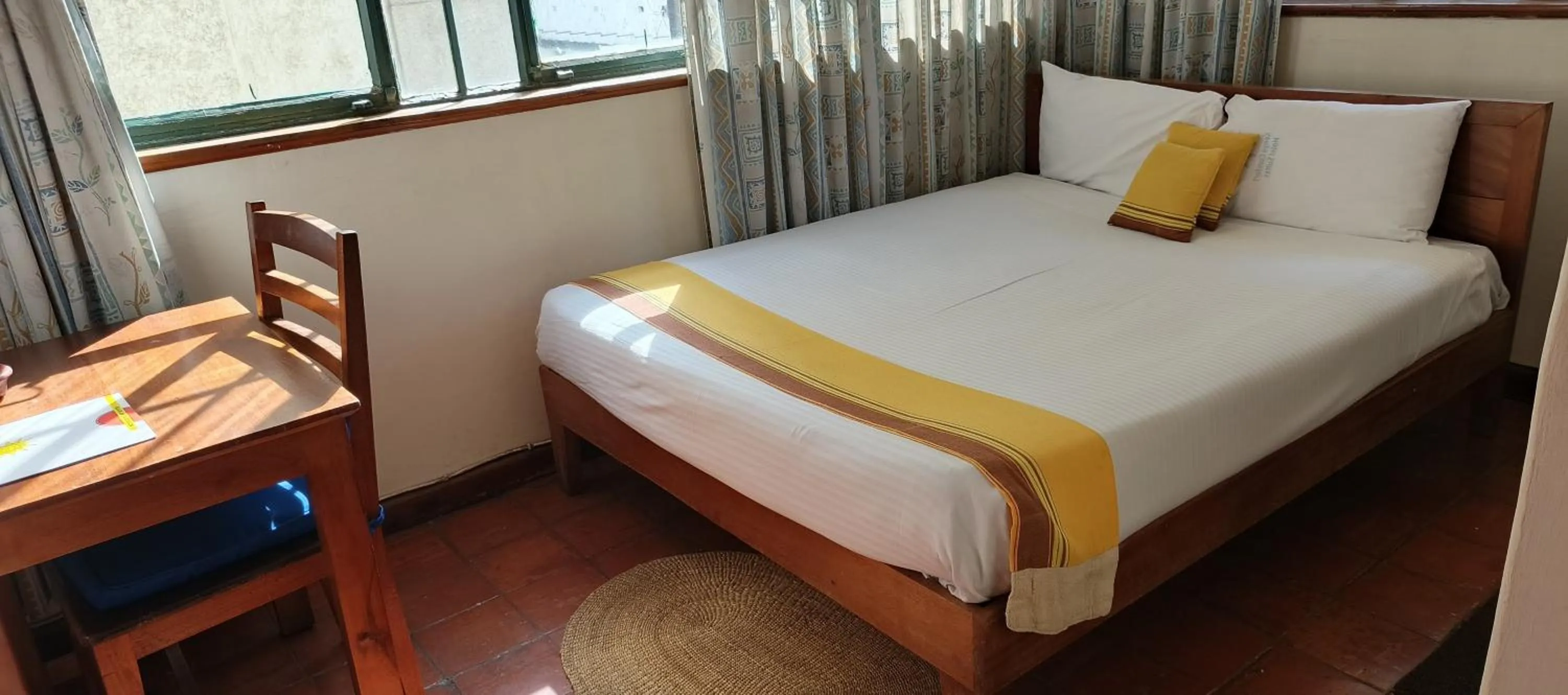 View (from property/room), Bed in Kenya Comfort Hotel