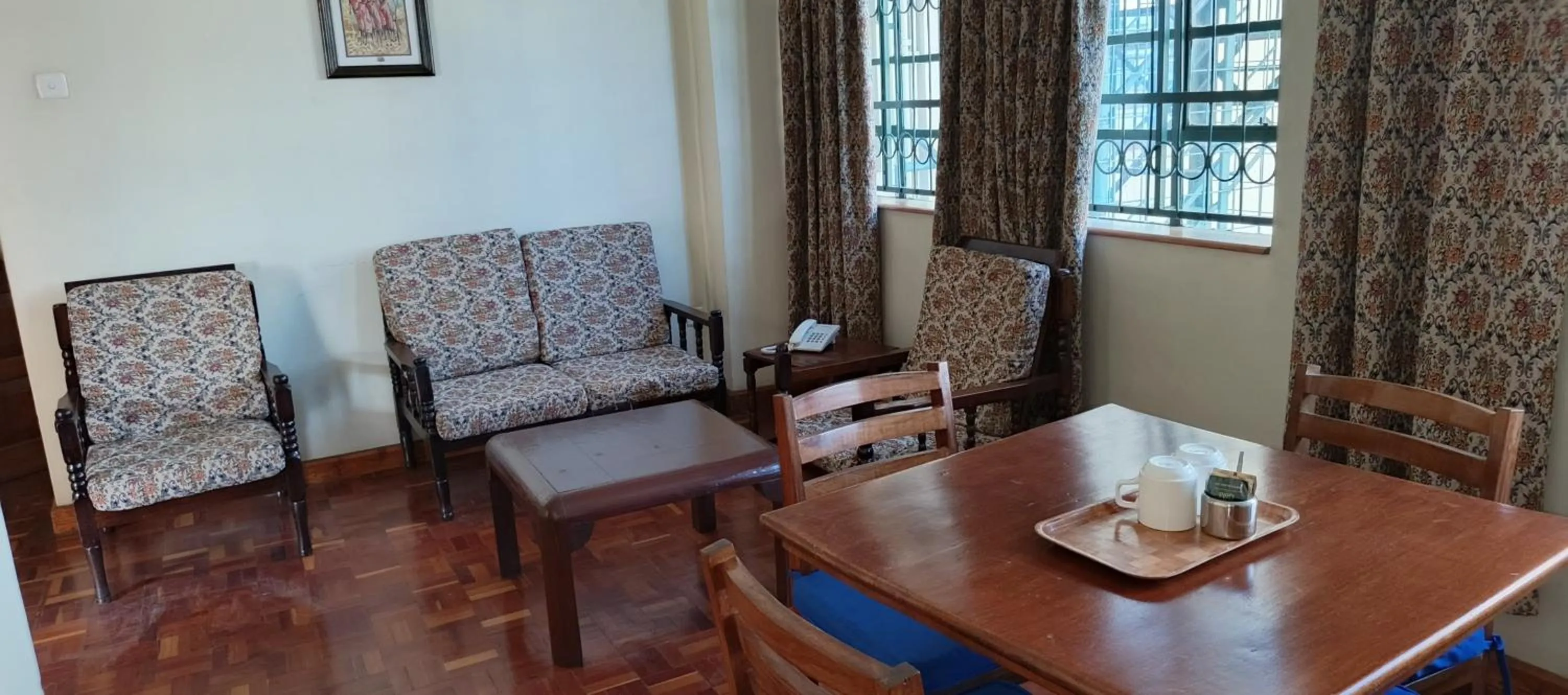 Seating area in Kenya Comfort Hotel