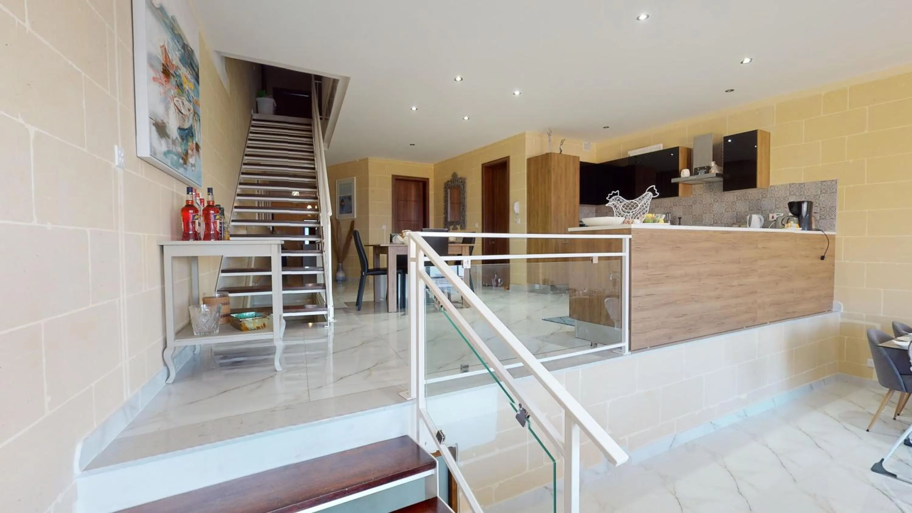 Kitchen or kitchenette in Dubhlina - Luxury Bed & Breakfast - Gozo