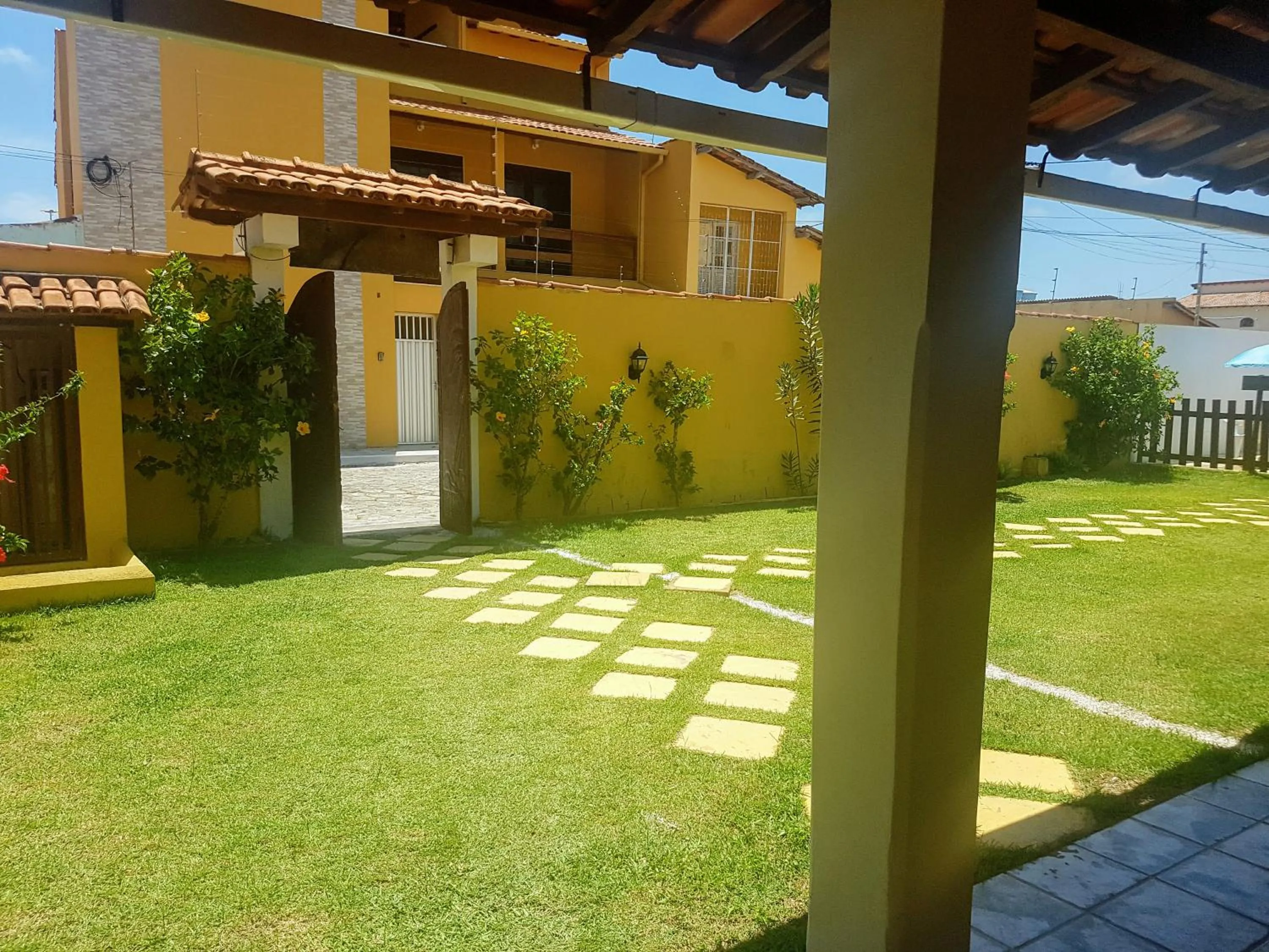 Garden view in Pousada Paradise