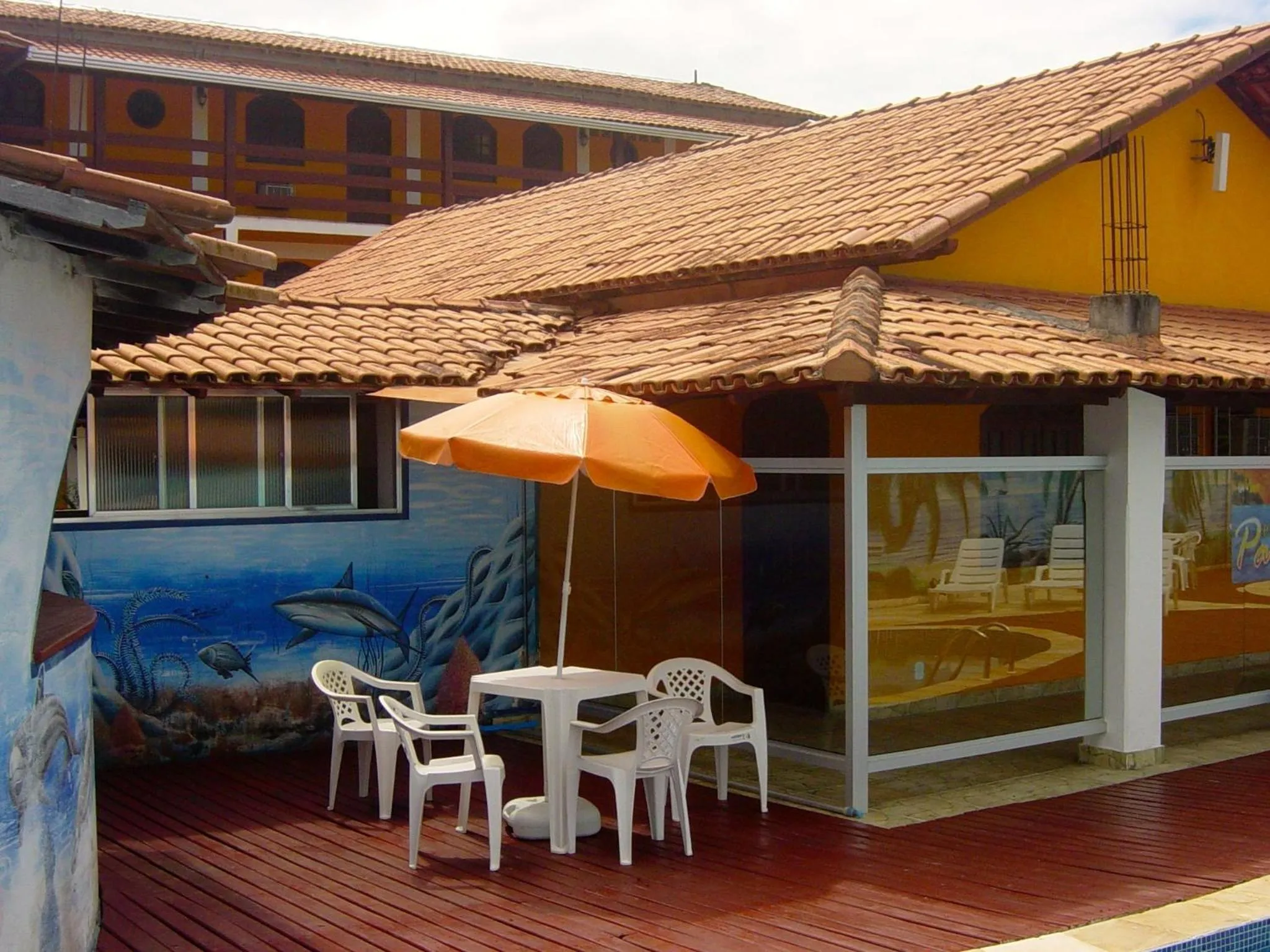 Patio in Pousada Paradise