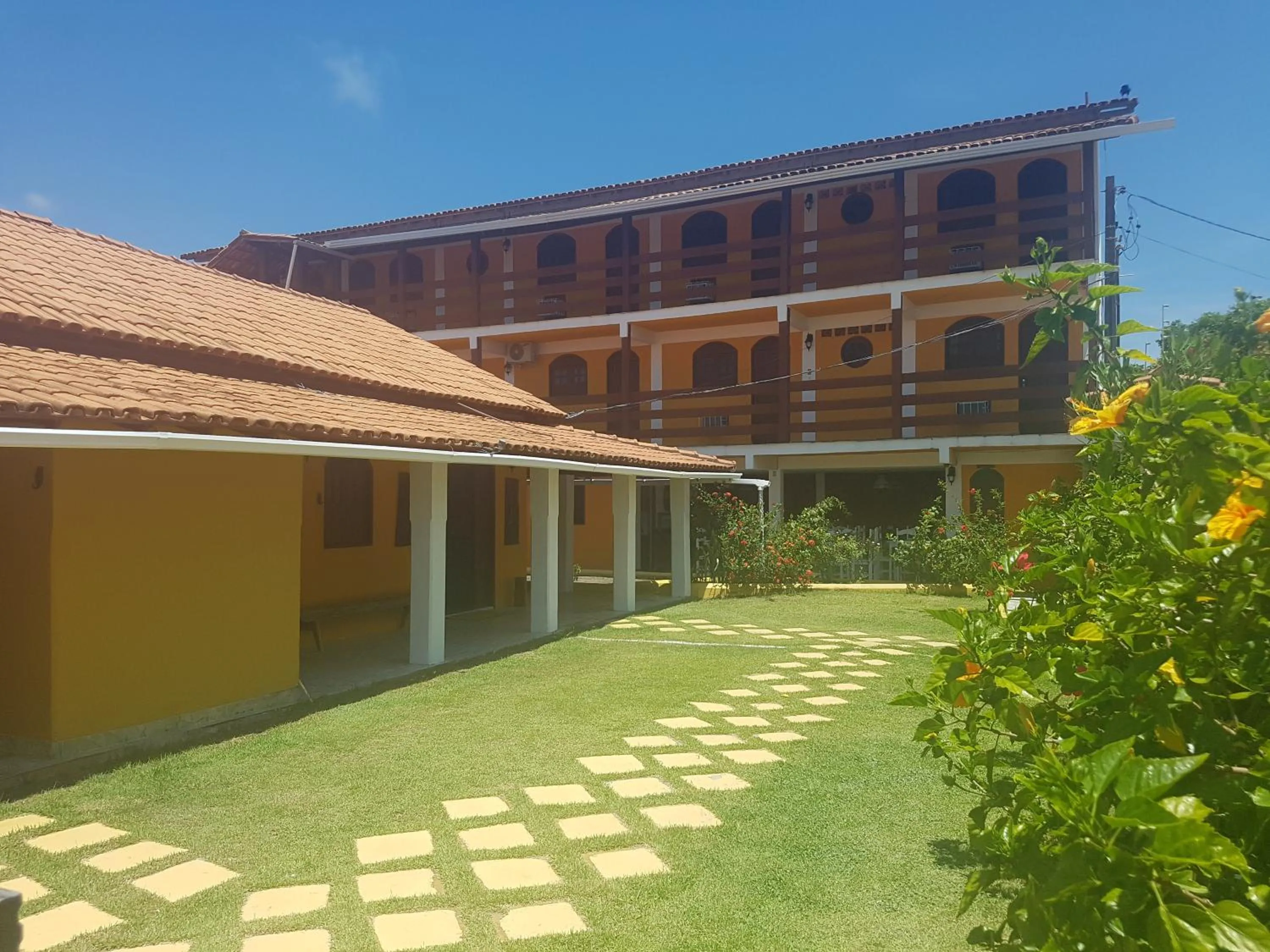 Garden view in Pousada Paradise