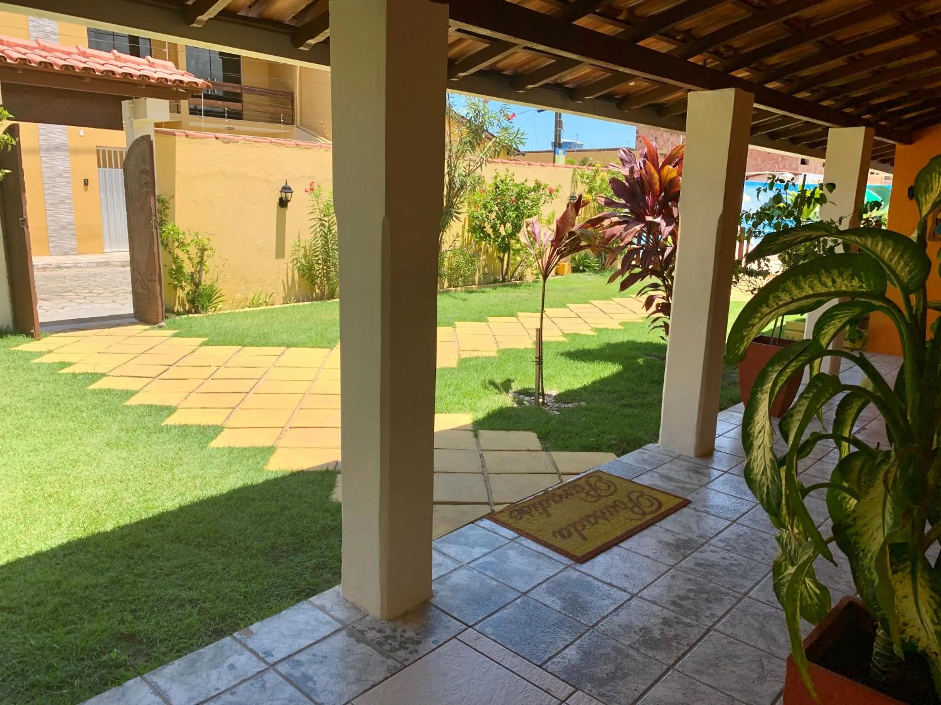 Patio in Pousada Paradise